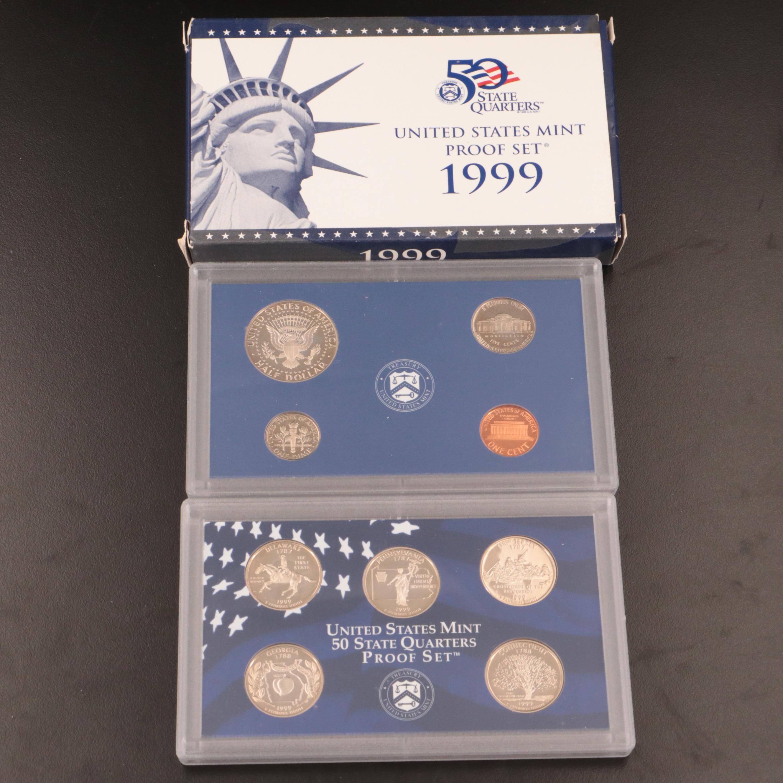 Thirty-Six U.S. Mint Proof Sets, 1968–2004