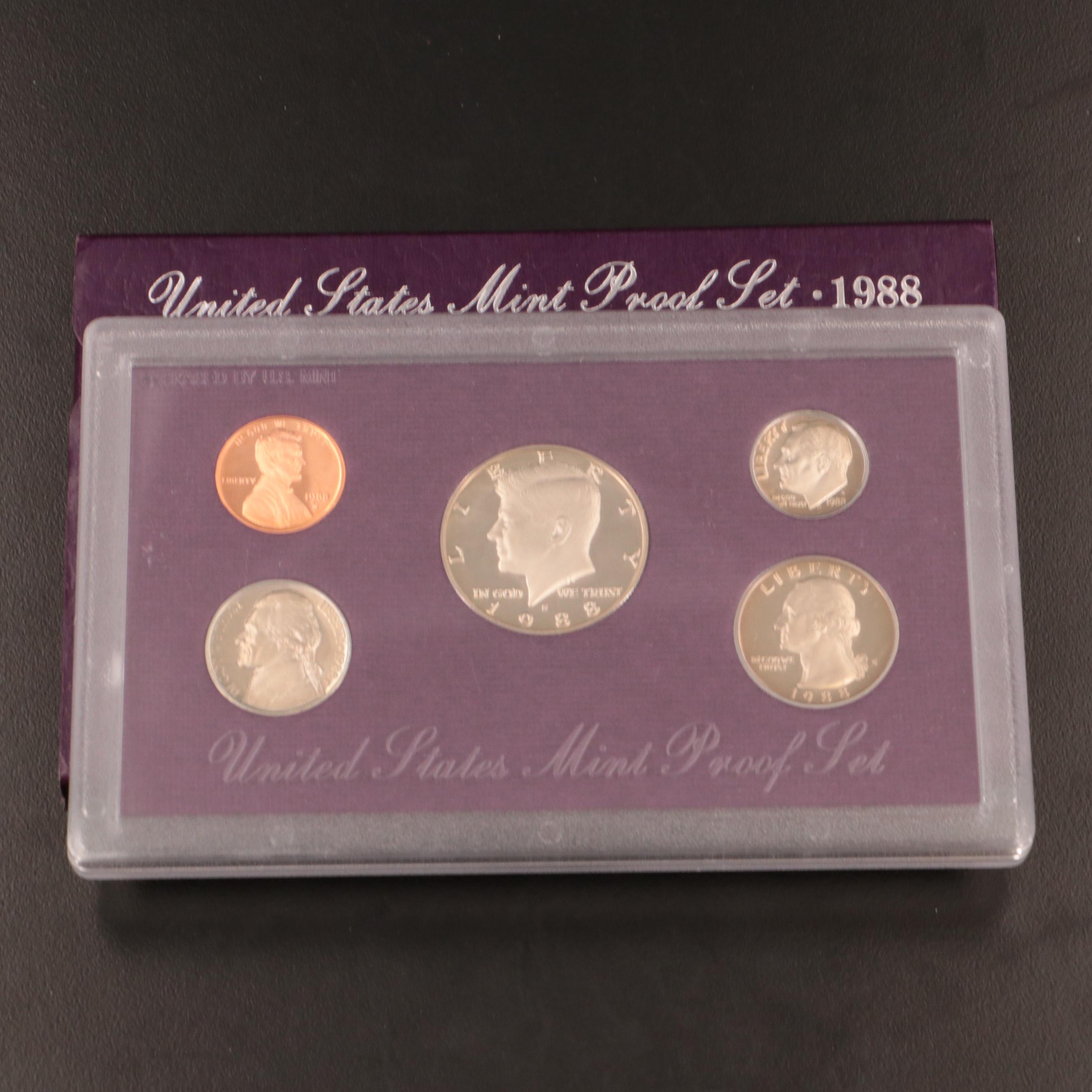 Thirty-Six U.S. Mint Proof Sets, 1968–2004