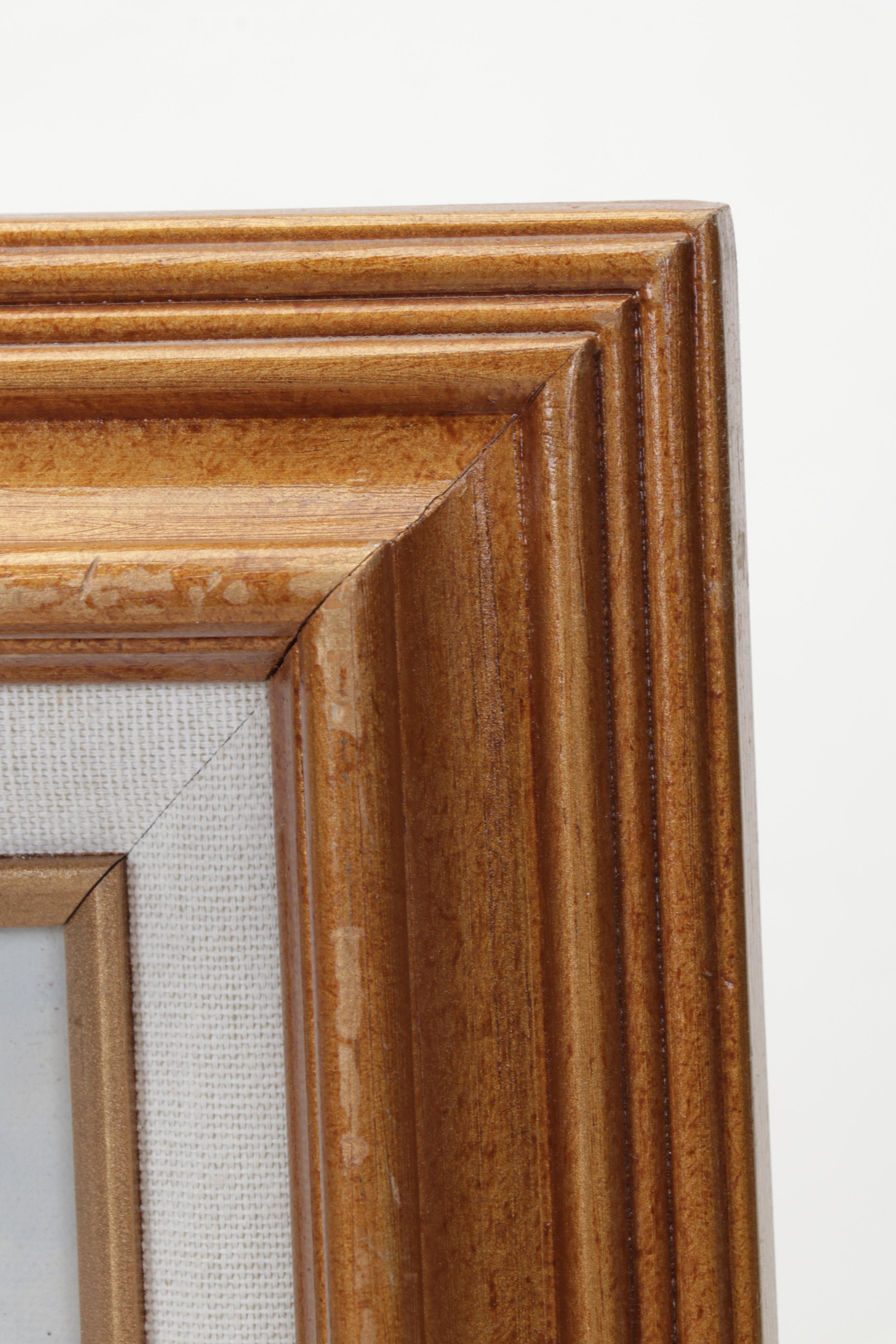 Maritime Oil Painting of Clipper Ship at Sea, Circa 2000