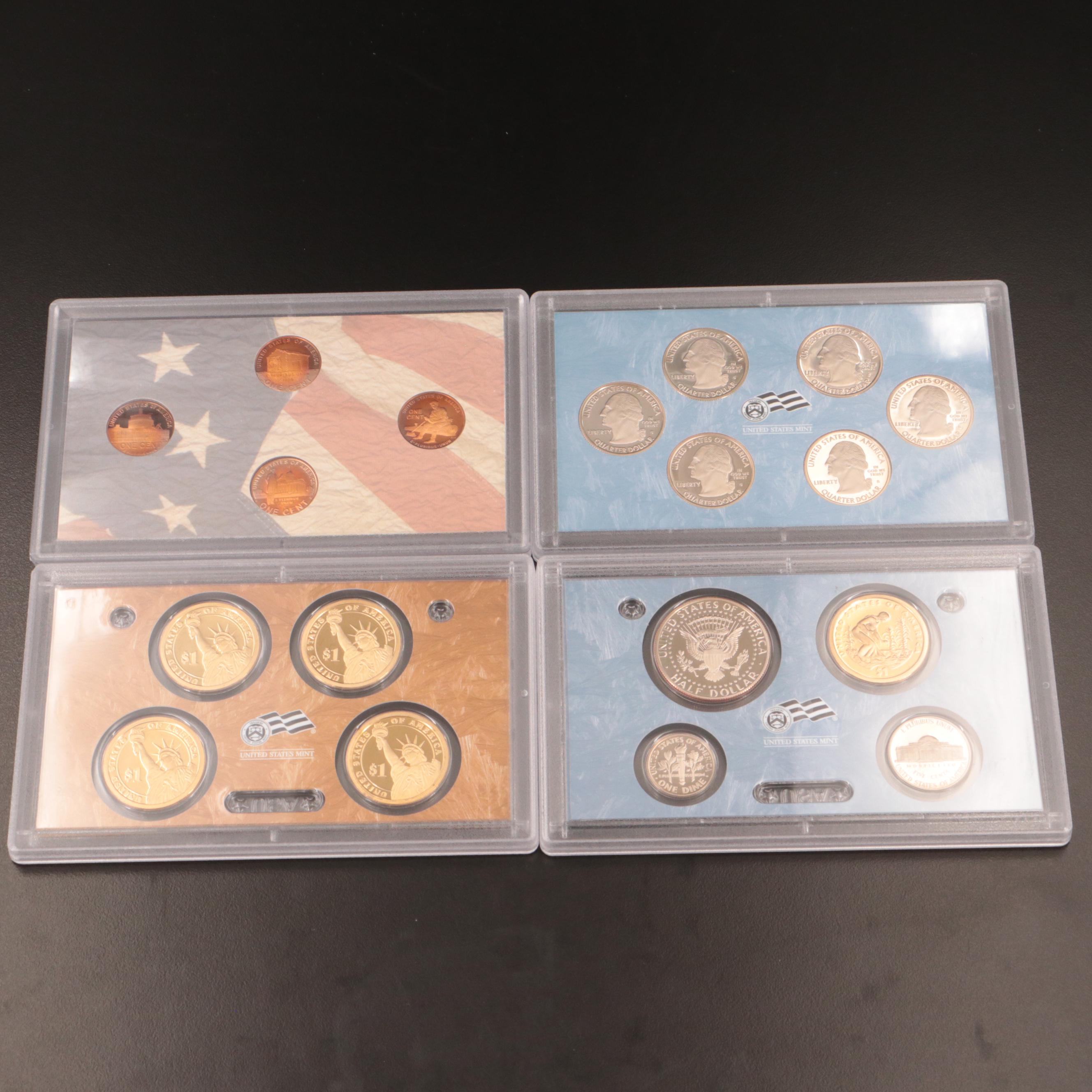 Five 2009 U.S. Mint Proof Sets