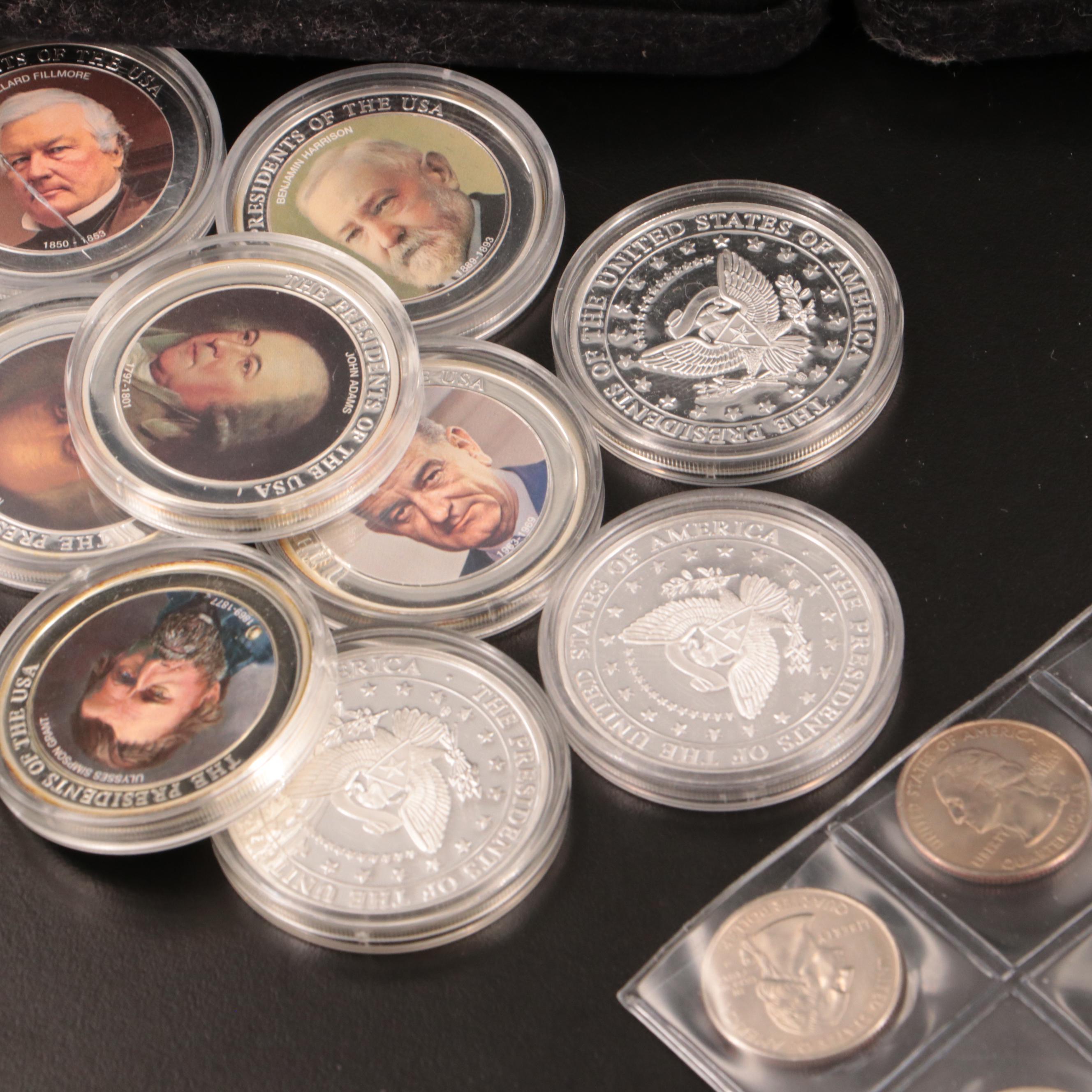 Presidential Quarters Set, Colorized Statehood Quarters and More