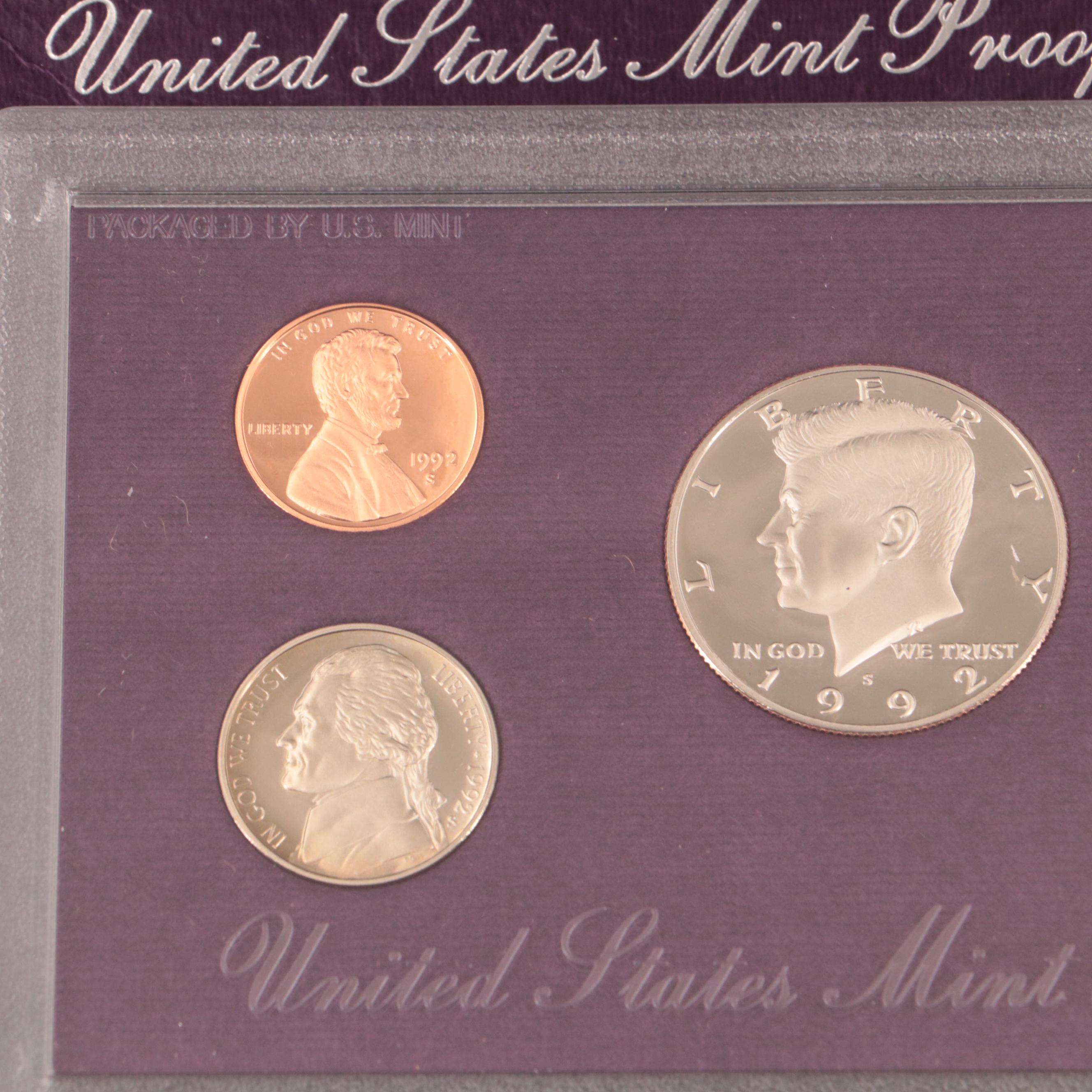 Twenty-Three U.S. Mint Proof Sets Including 1987