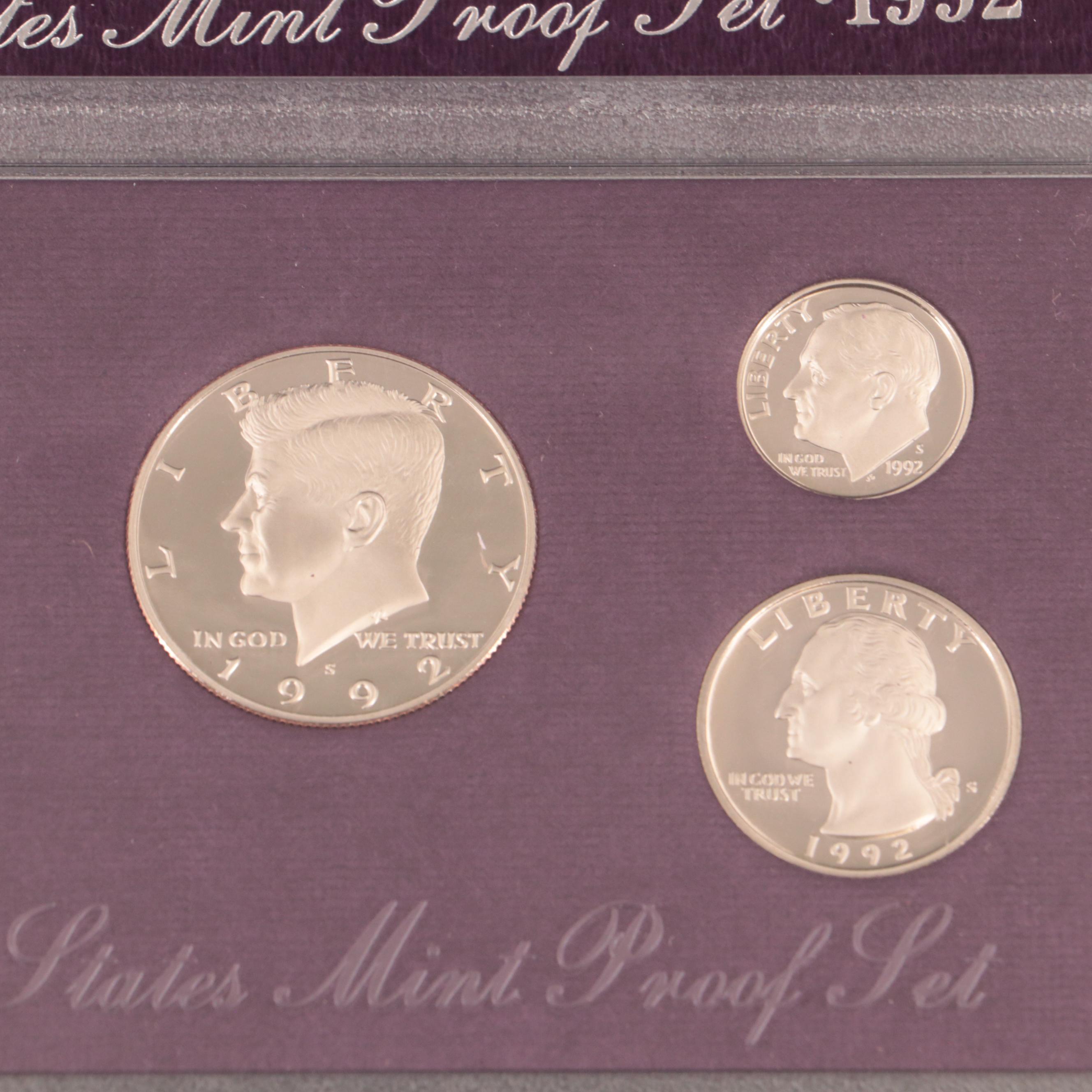 Twenty-Three U.S. Mint Proof Sets Including 1987