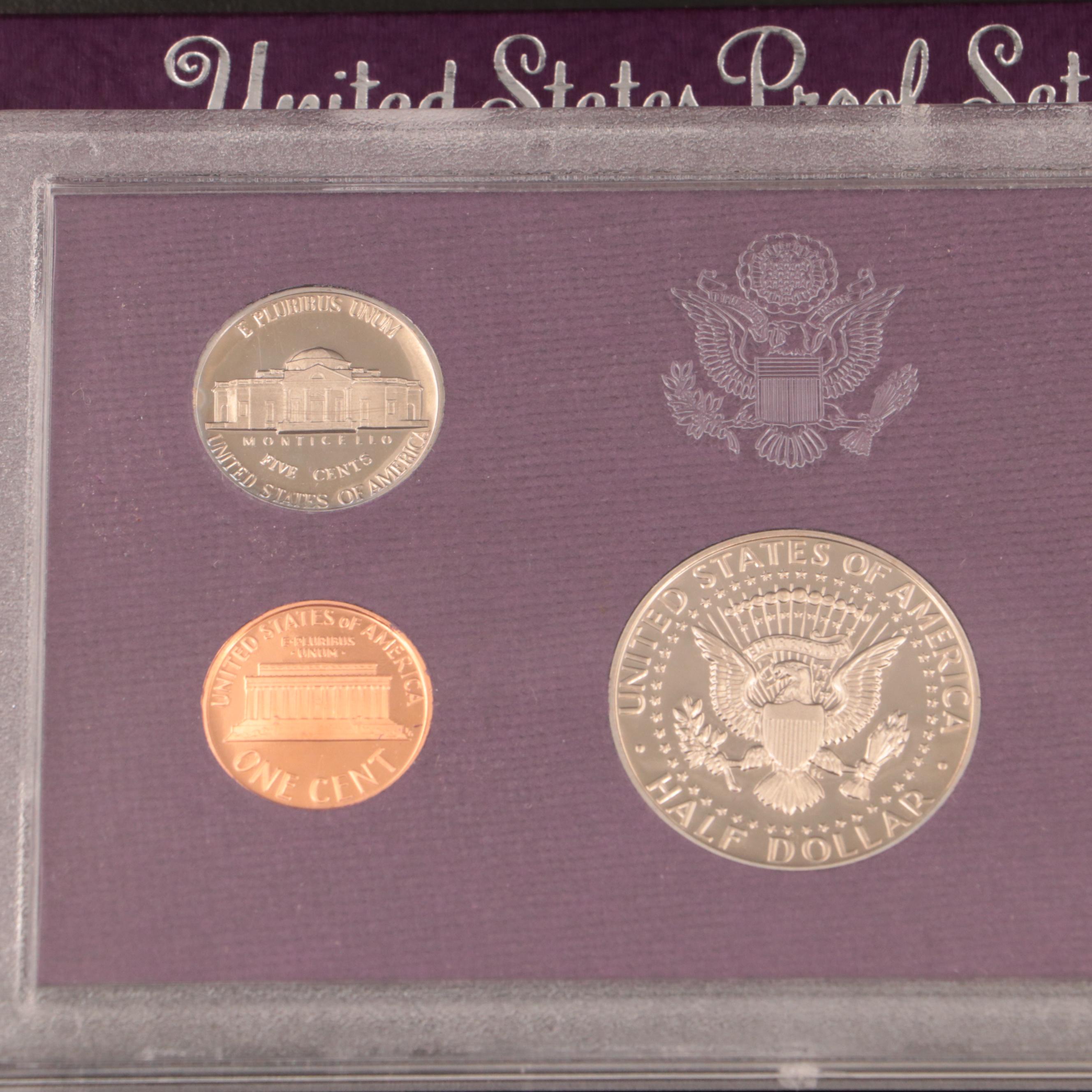 Twenty-Three U.S. Mint Proof Sets Including 1987