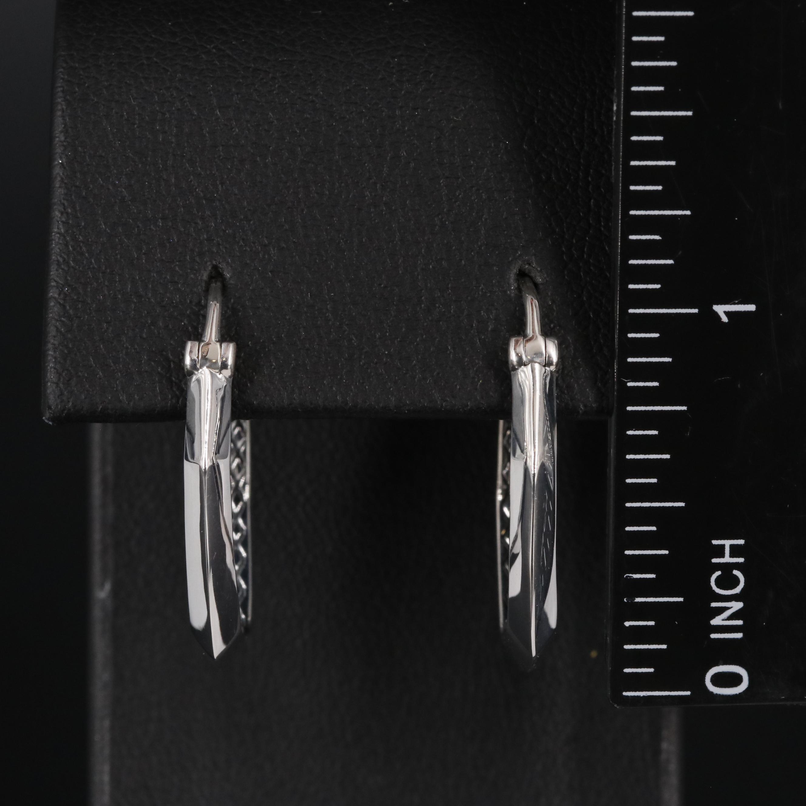 Sterling Hoop Earrings