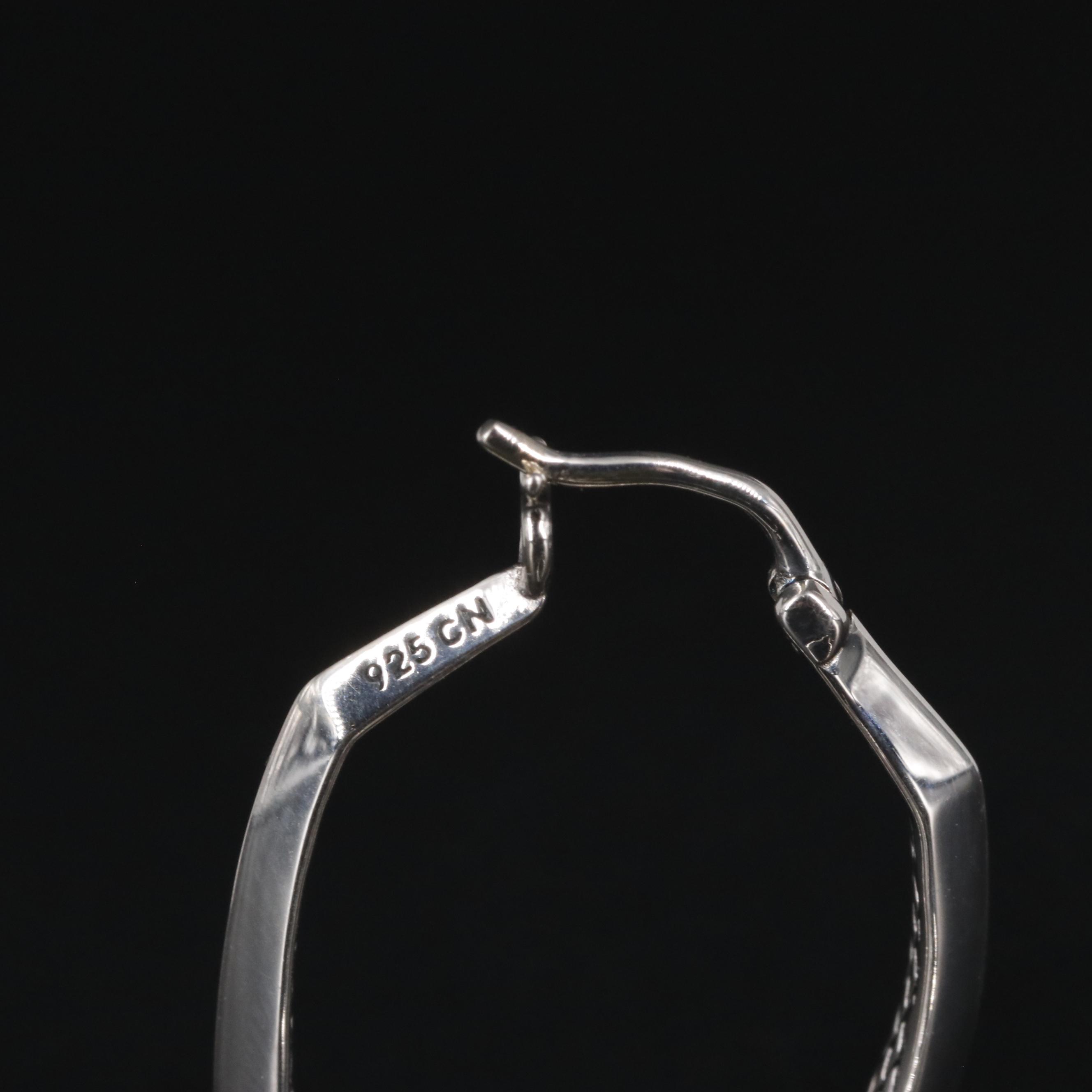 Sterling Hoop Earrings