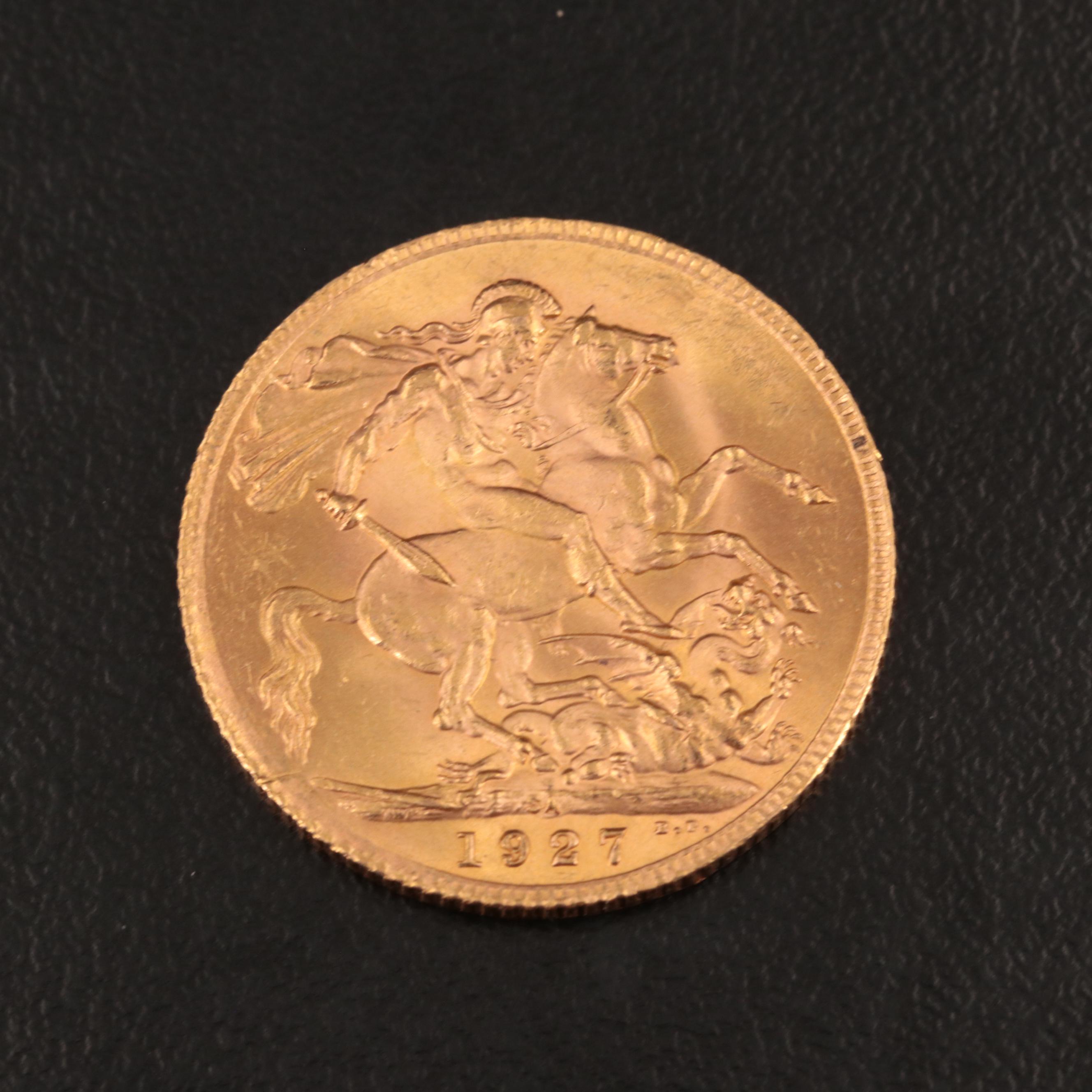 1927 South Africa Gold Sovereign