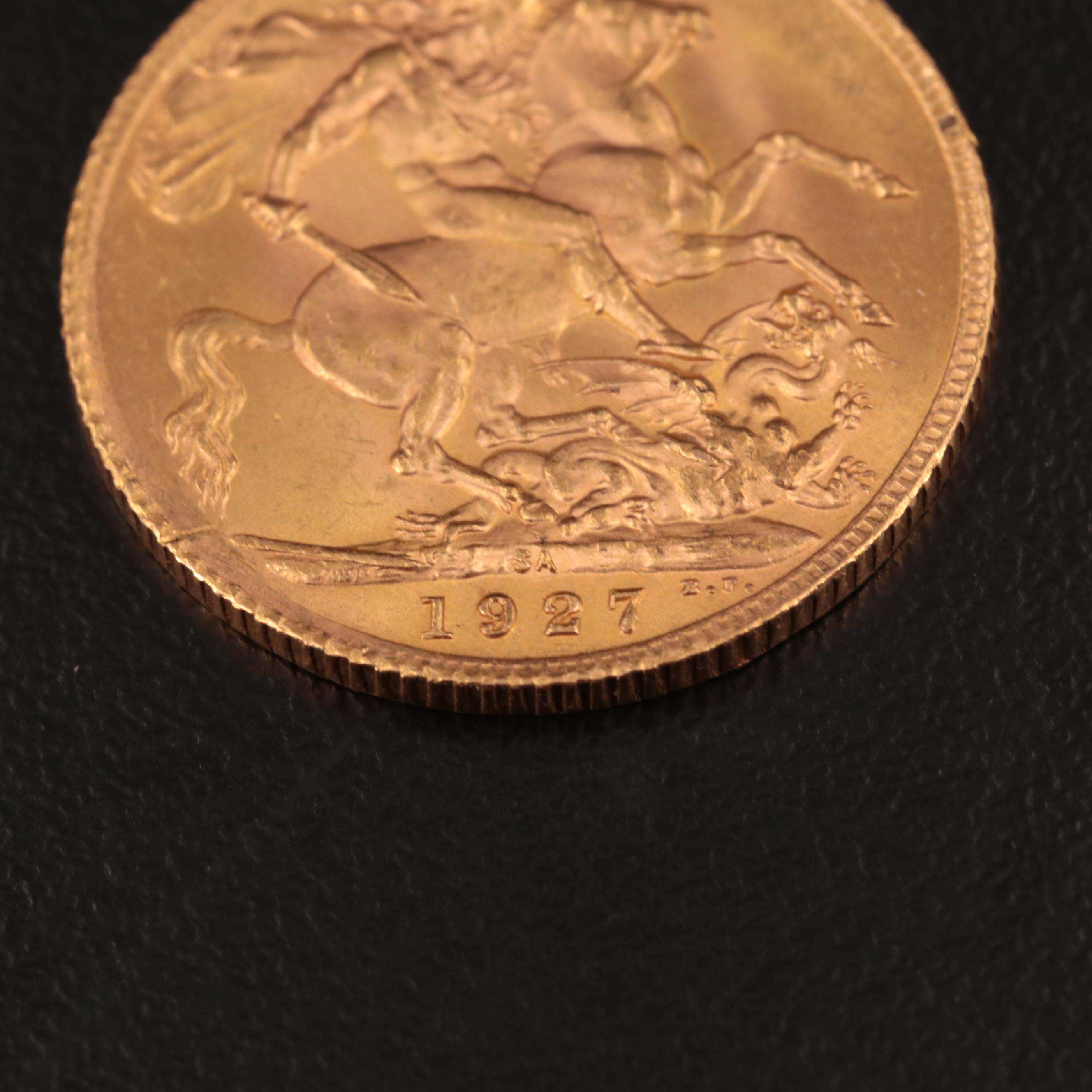 1927 South Africa Gold Sovereign