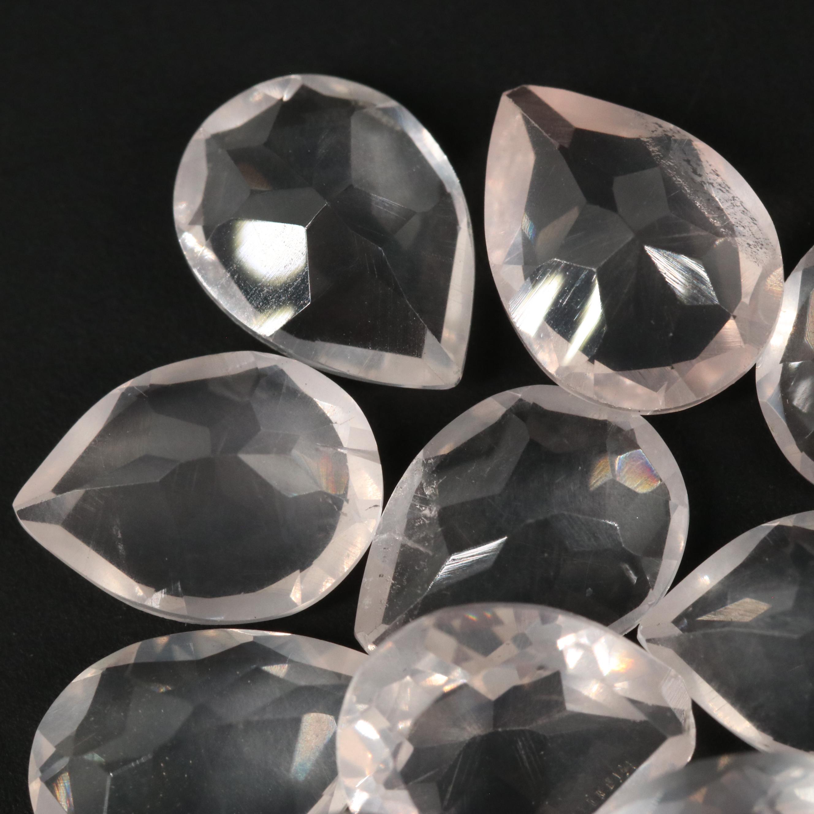 Loose 14.71 CTW Rose Quartz