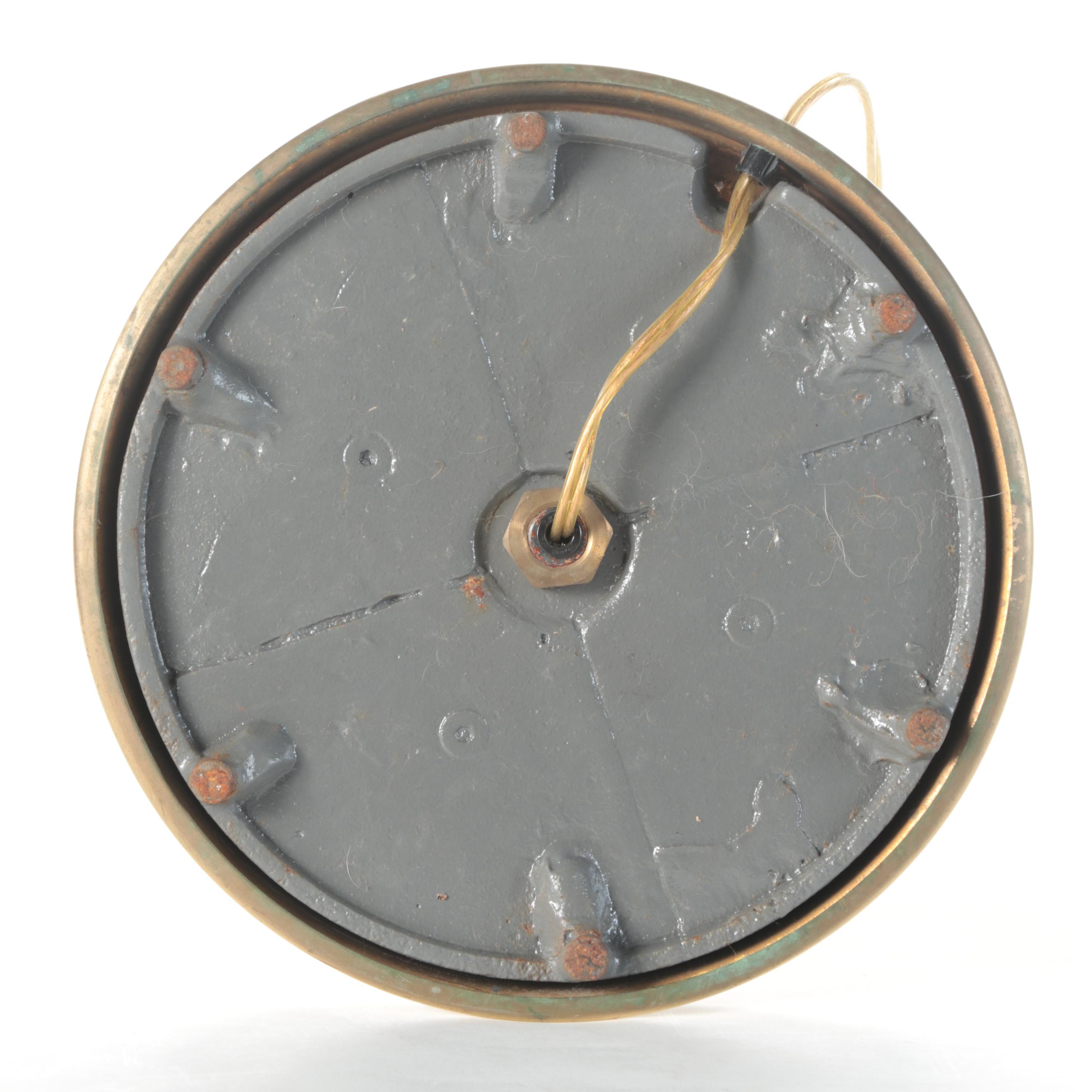 Frederick Cooper Brass Tone Pharmacy Style Floor Lamp, Late 20th Century