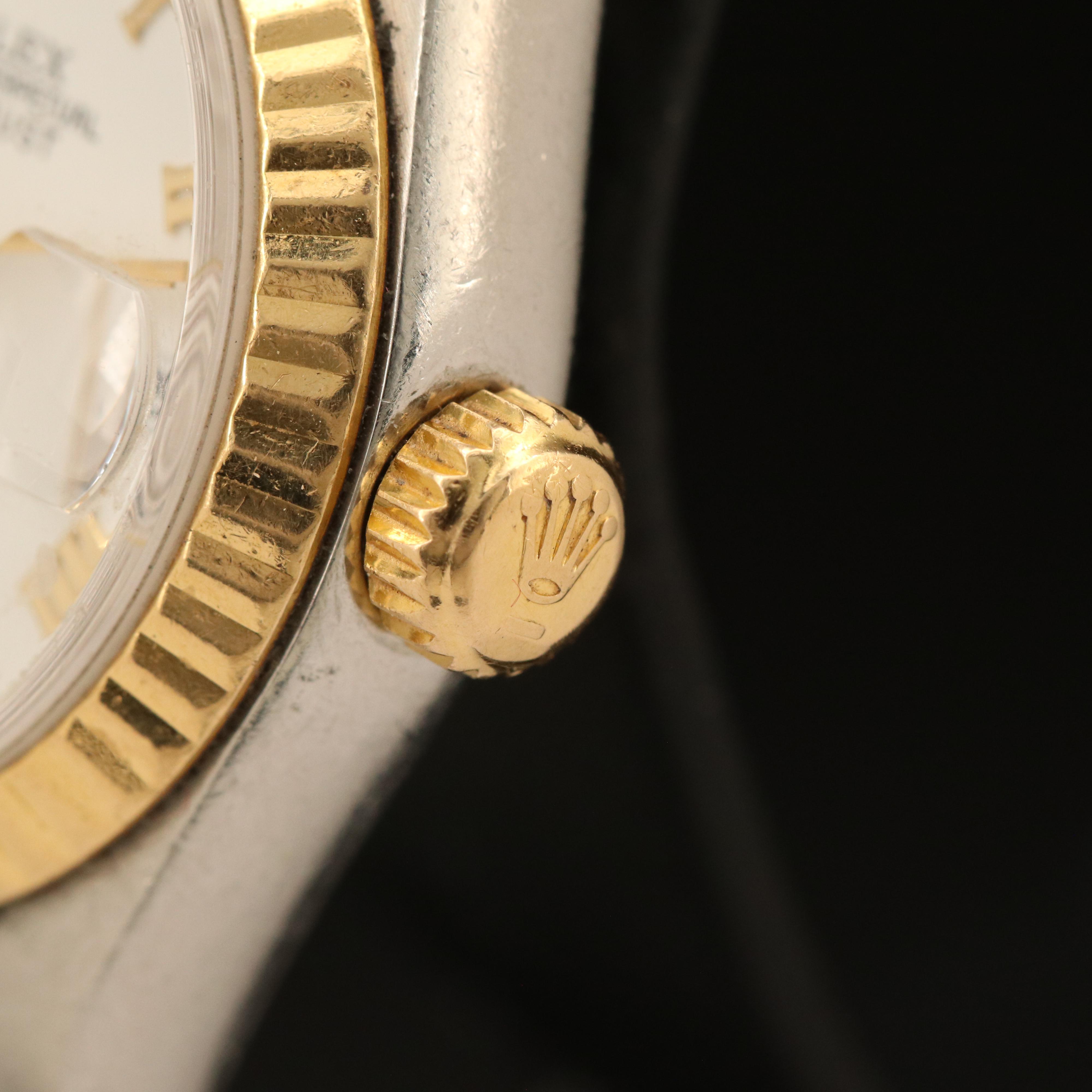 2001 - 2002 18K and Stainless Steel Rolex Oyster Perpetual Datejust Watch