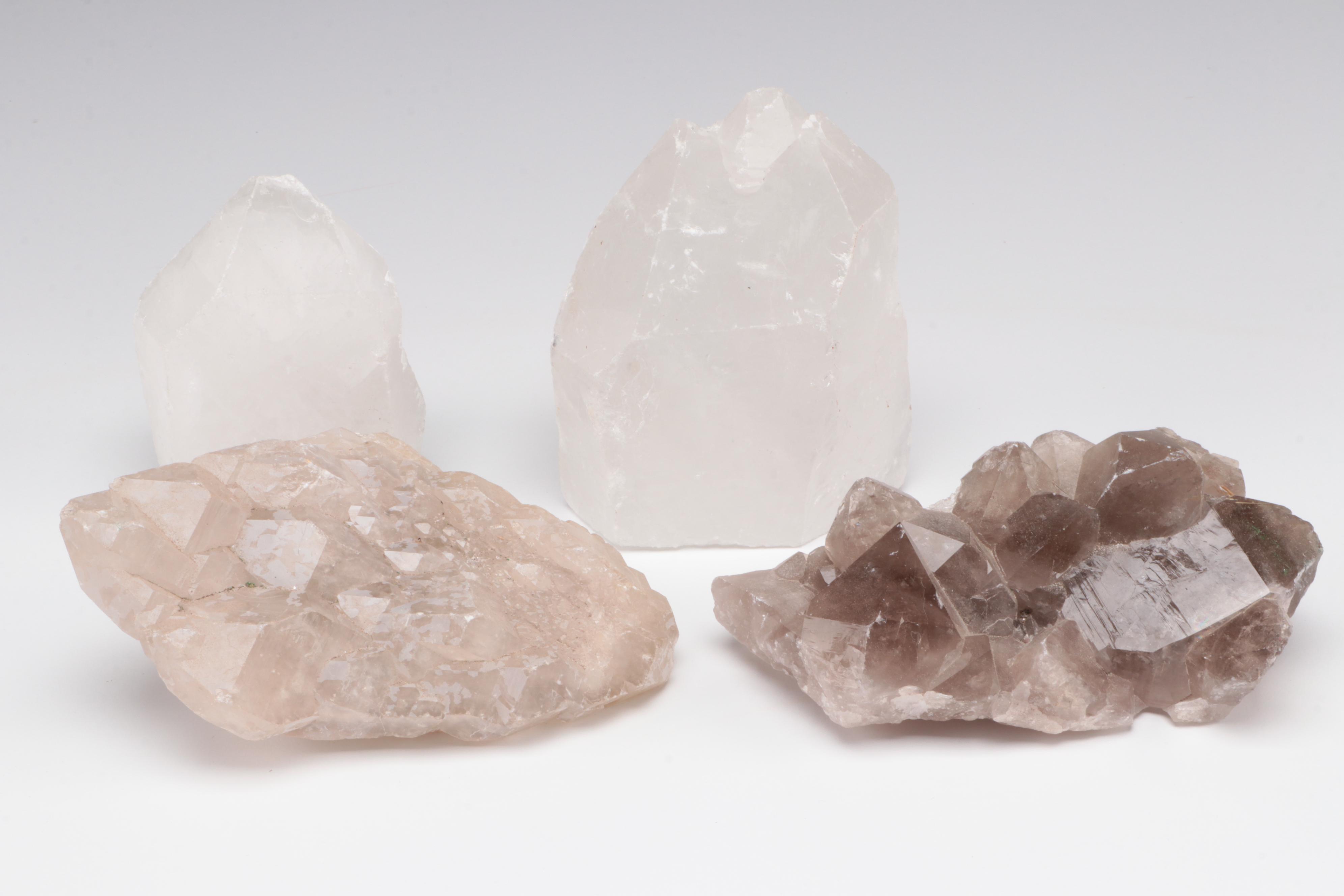 Agate Geode Specimen with Quartz Points and Clusters