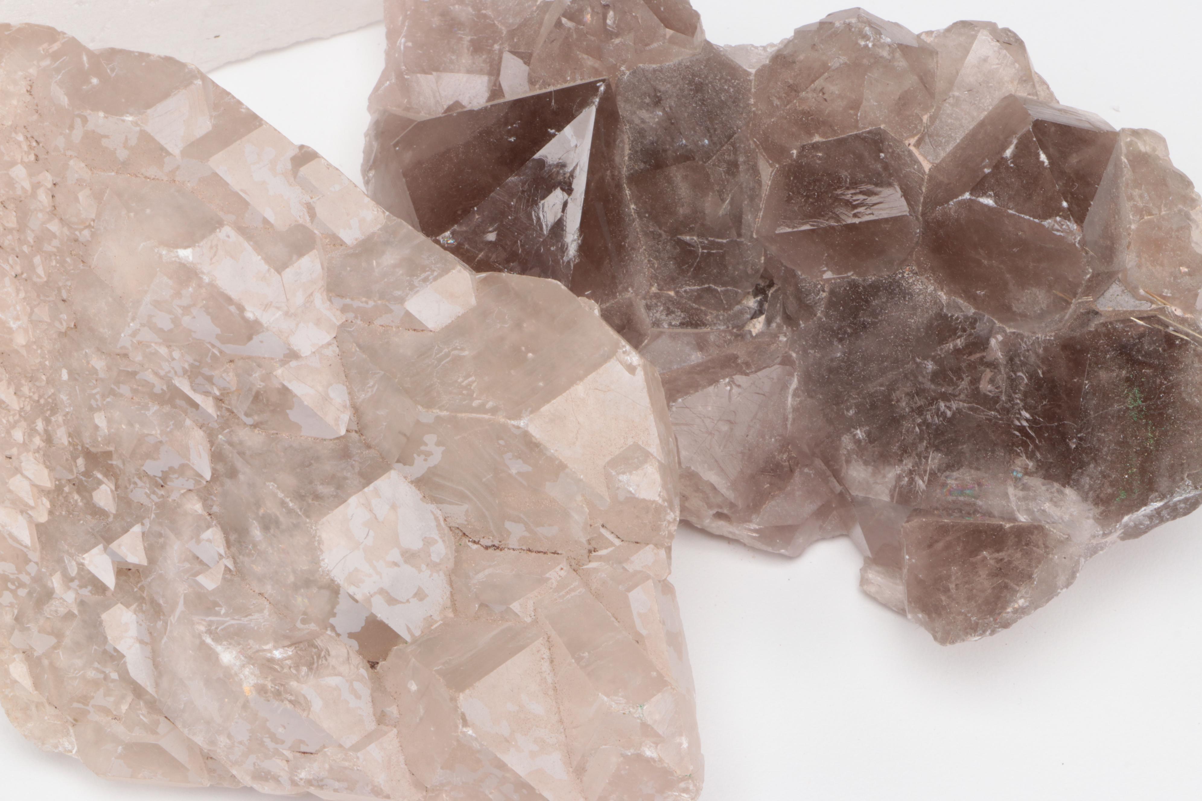 Agate Geode Specimen with Quartz Points and Clusters