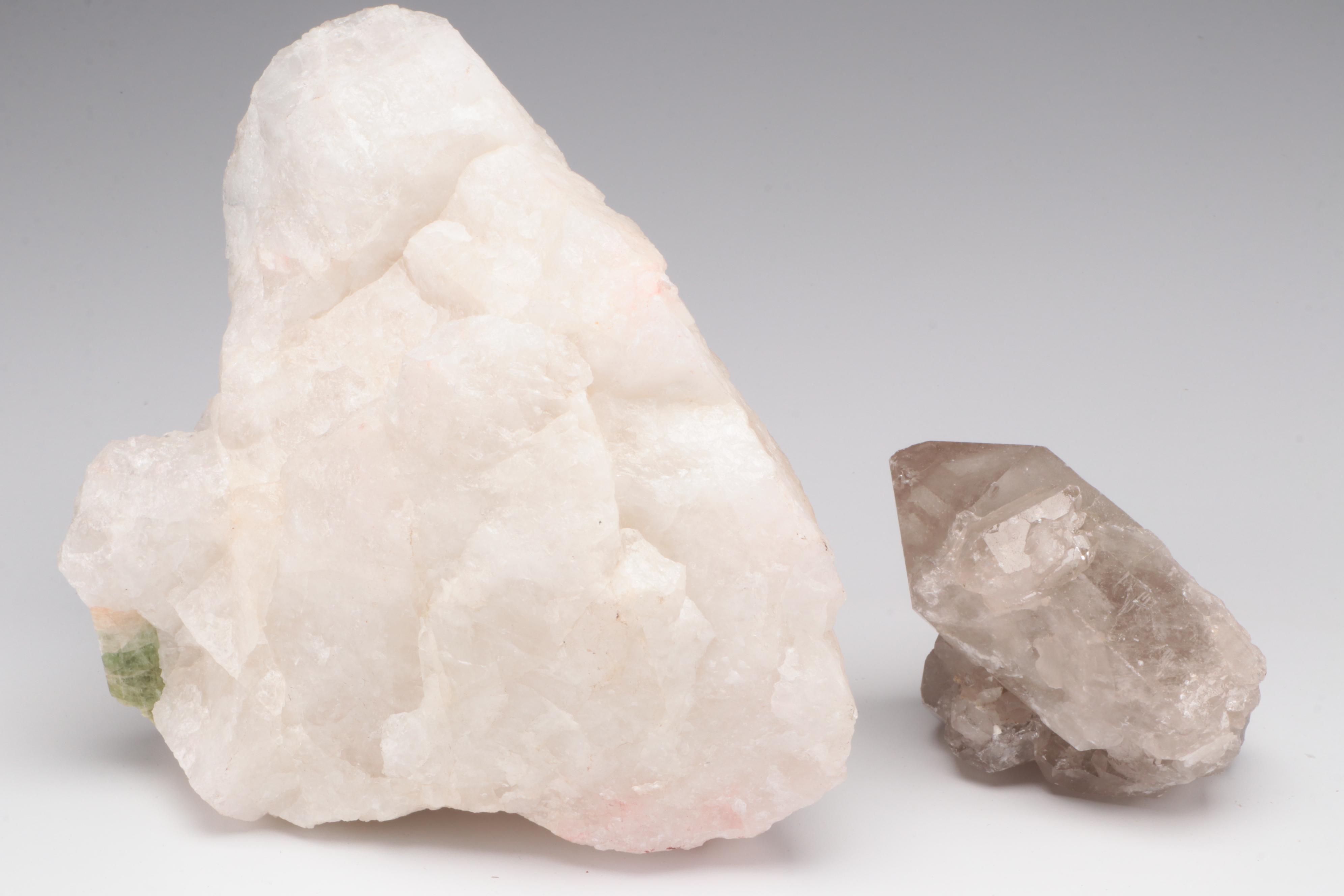 Watermelon Tourmaline in Matrix, Quartz, Lepidolite and Other Mineral Specimens