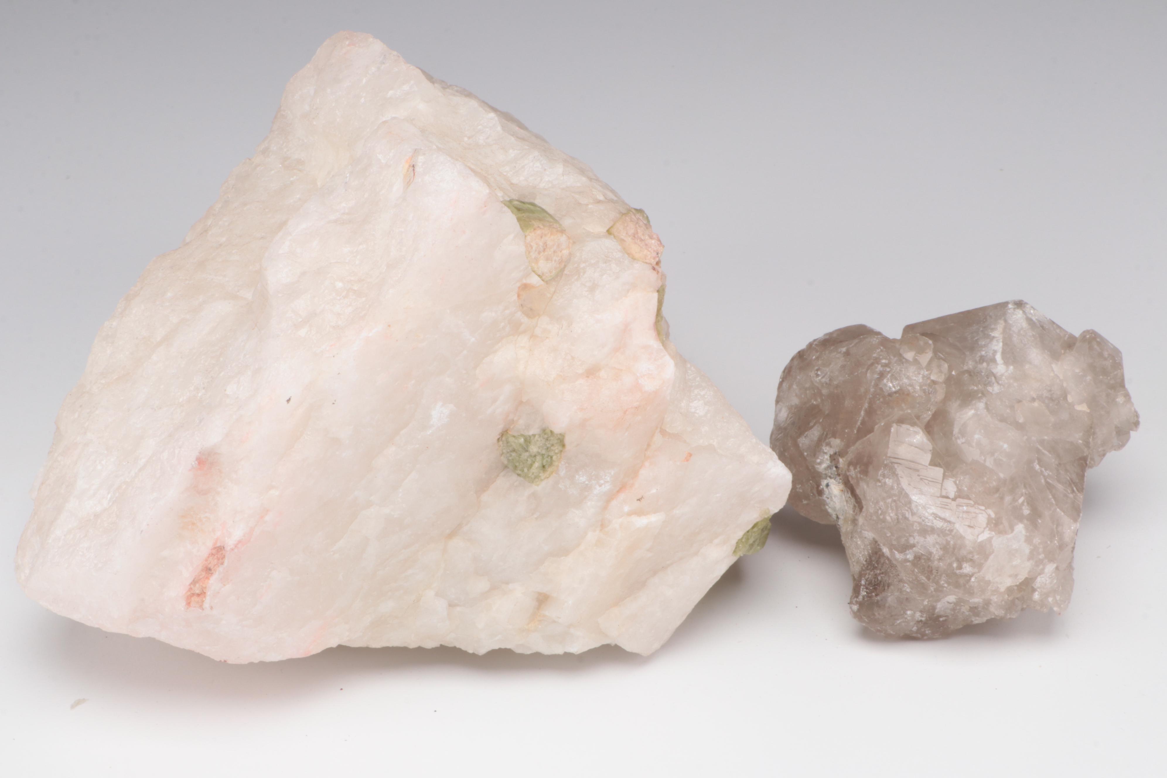 Watermelon Tourmaline in Matrix, Quartz, Lepidolite and Other Mineral Specimens