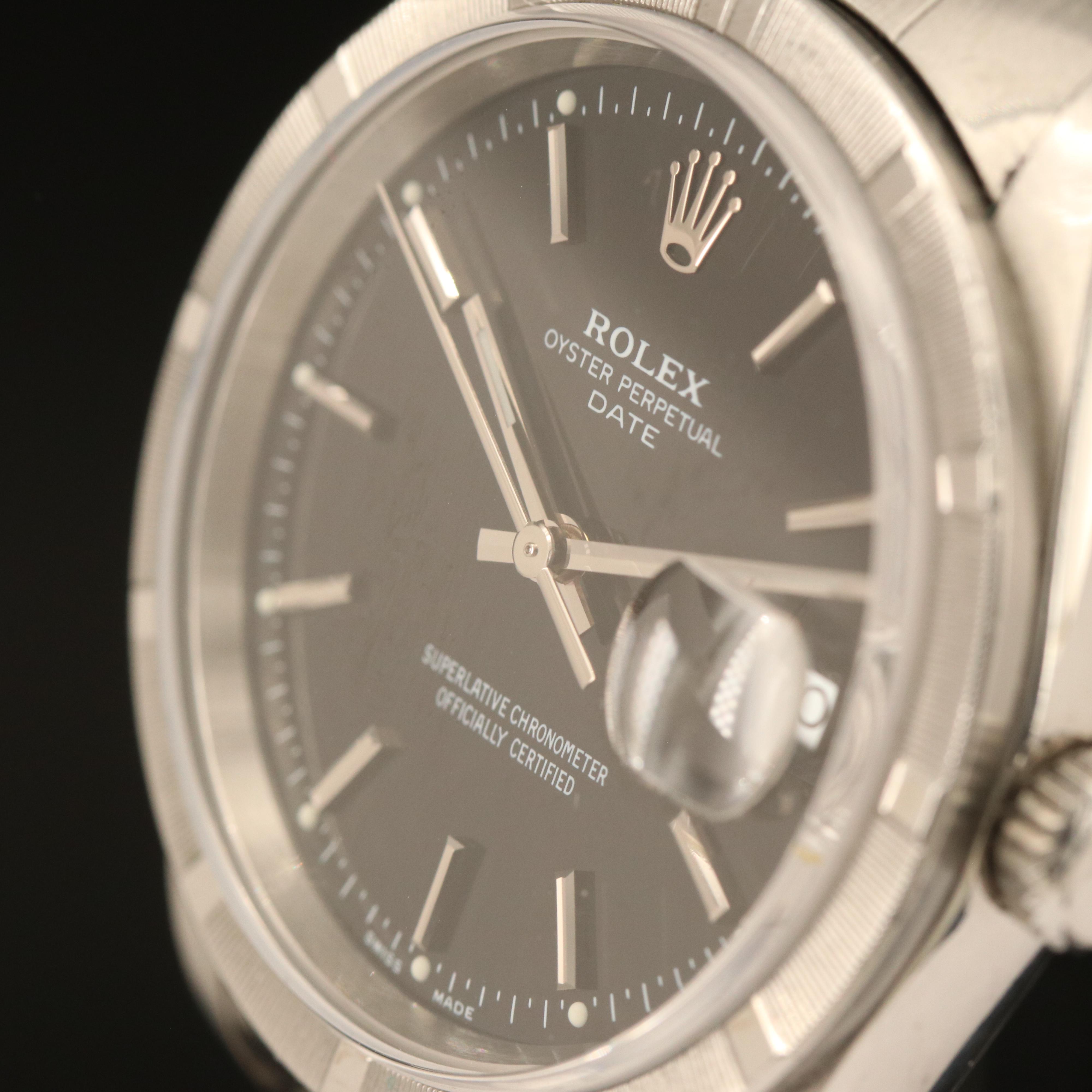 2000 Rolex Oyster Perpetual Date Stainless Steel Watch
