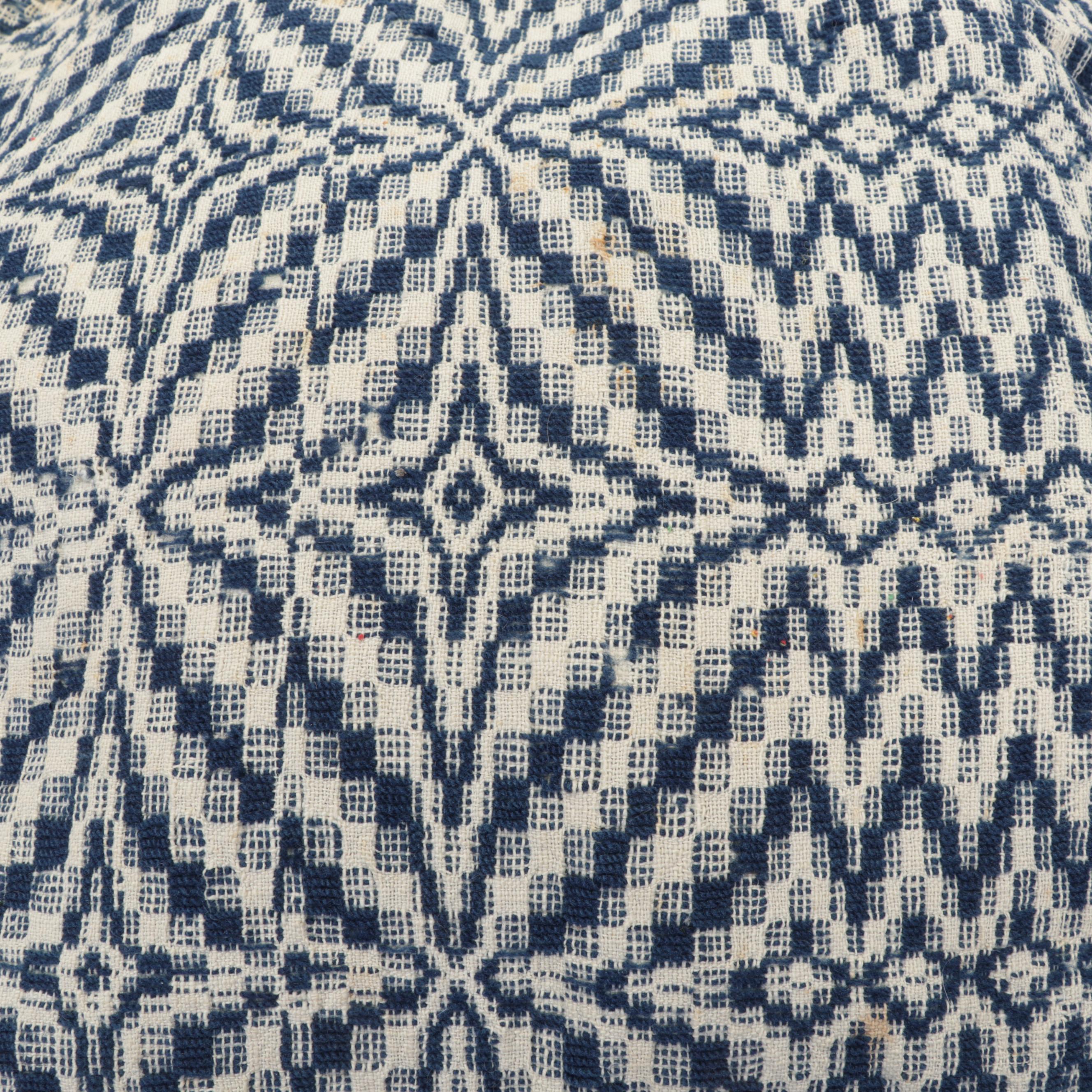 Linen, Tweed, Wool, and More Fabric Remnants With Stitching Patterns