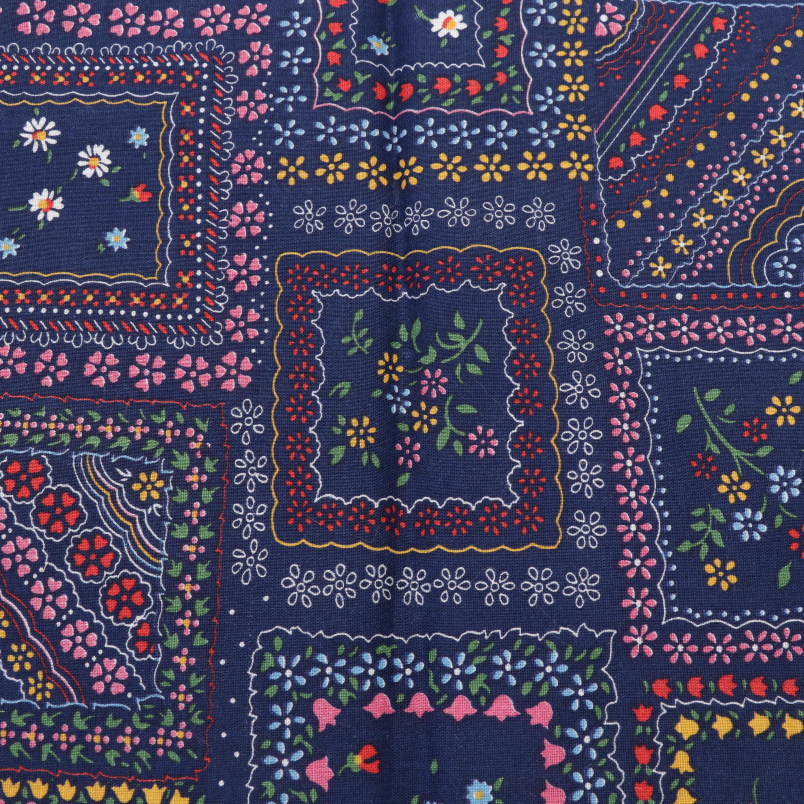 Linen, Tweed, Wool, and More Fabric Remnants With Stitching Patterns