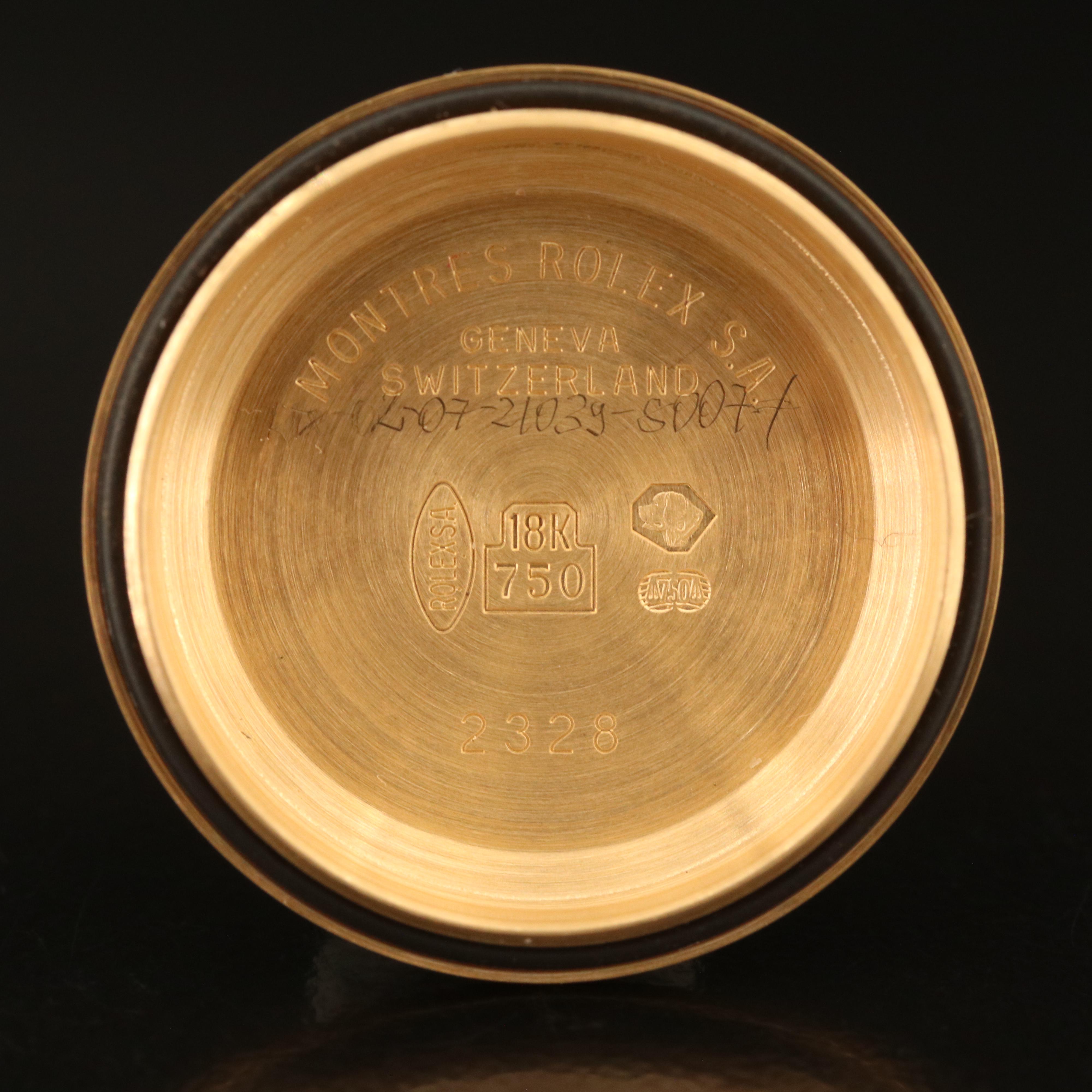 18K Rolex Datejust Watch with Factory Diamond Dial and Bezel