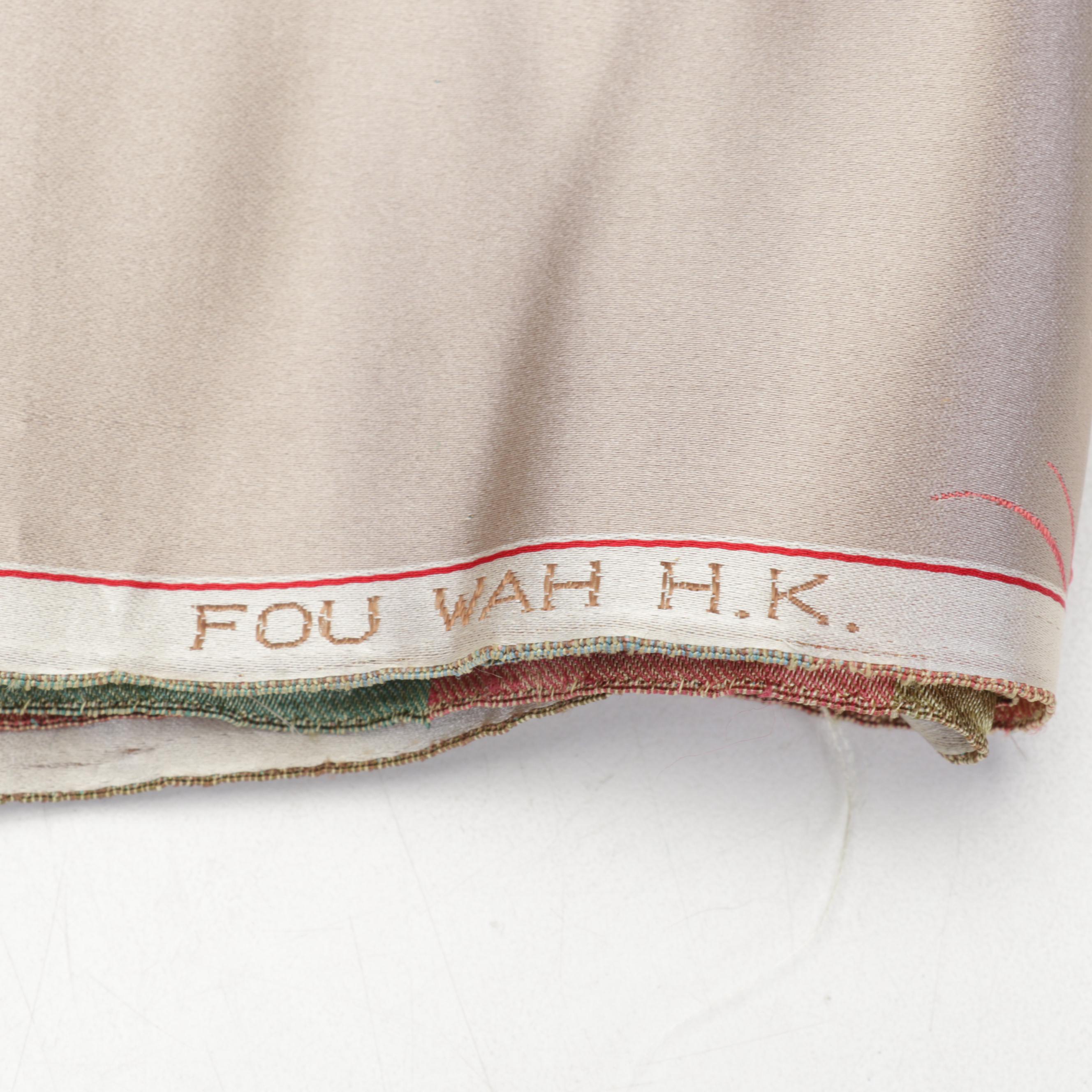 Linen, Tweed, Wool, and More Fabric Remnants With Stitching Patterns