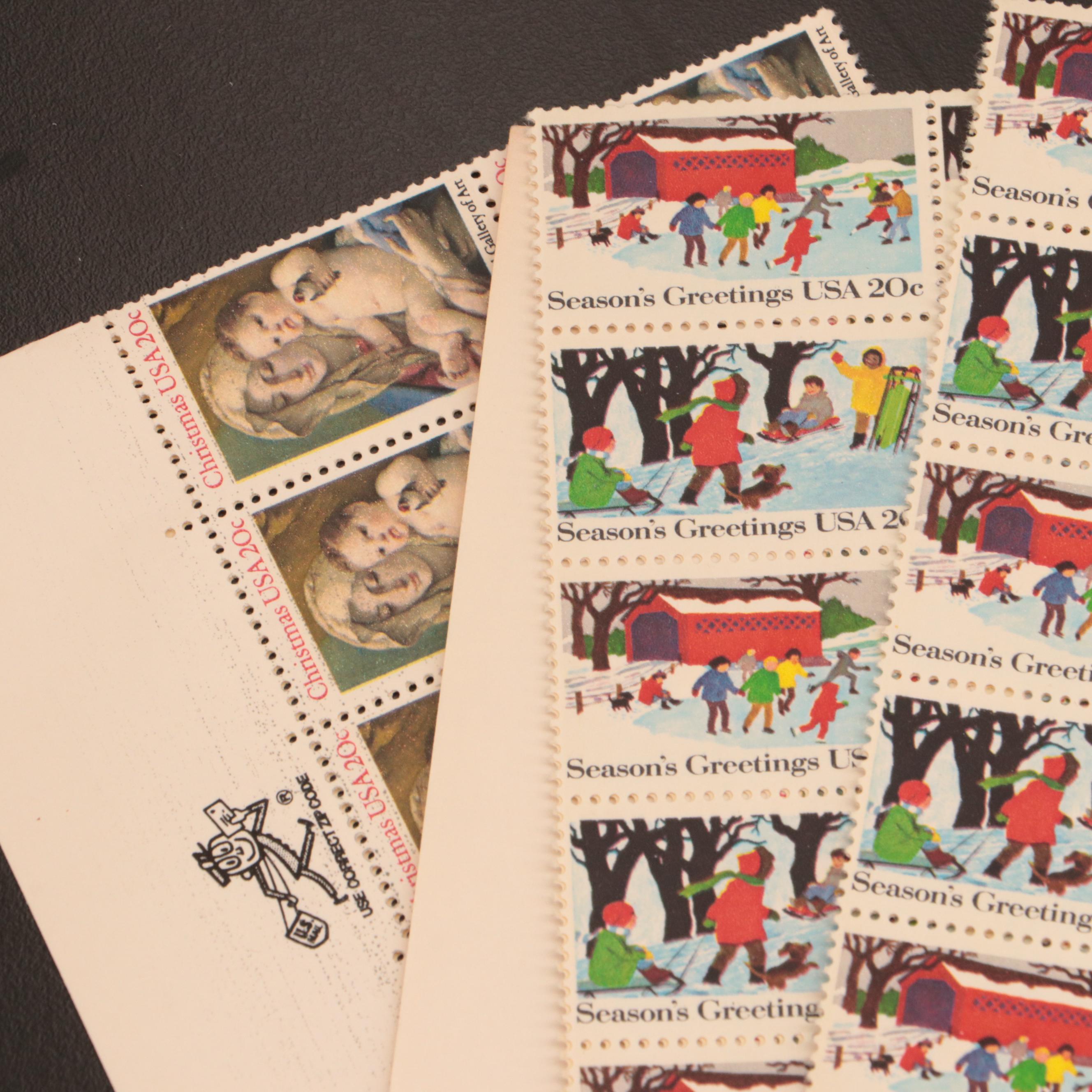 Collection of U.S. and World First Day Covers, Sheets, Blocks, and Pages