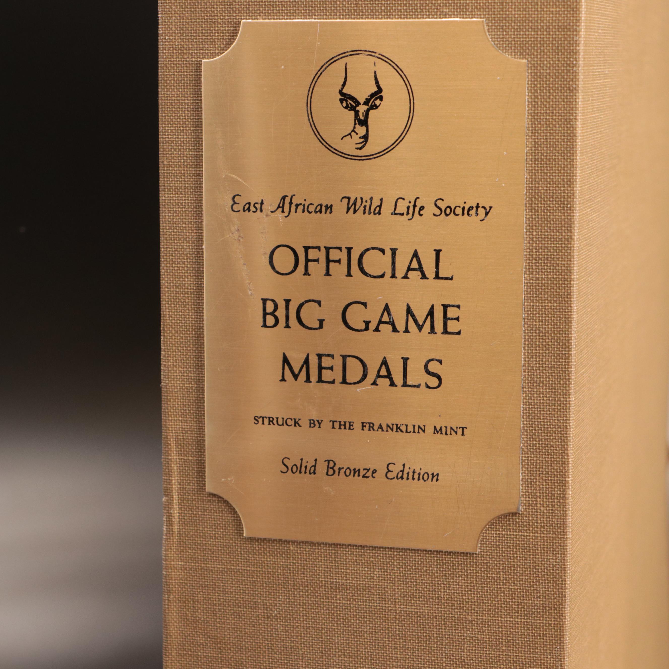 Partial Collection of Franklin Mint Big Game Medals