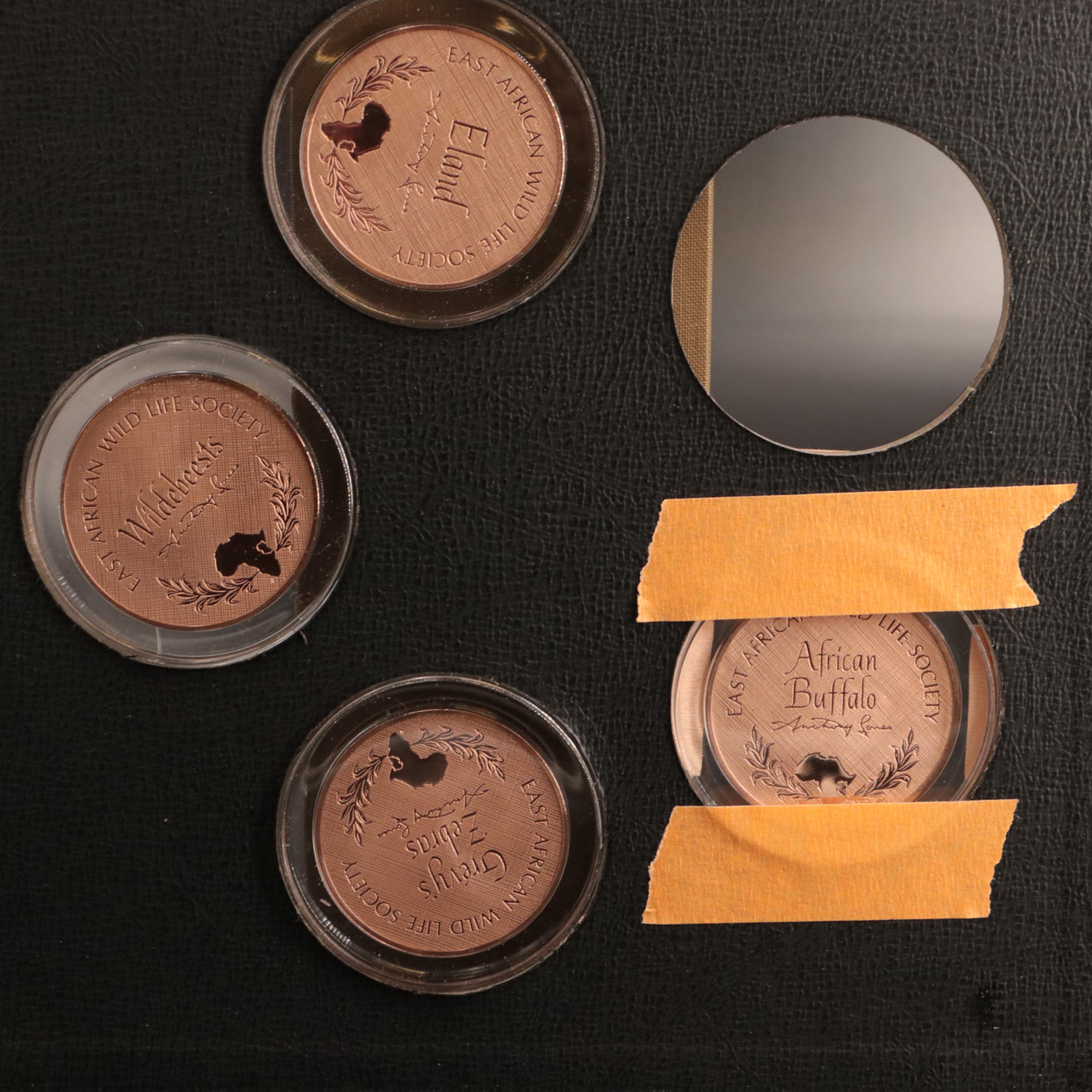 Partial Collection of Franklin Mint Big Game Medals