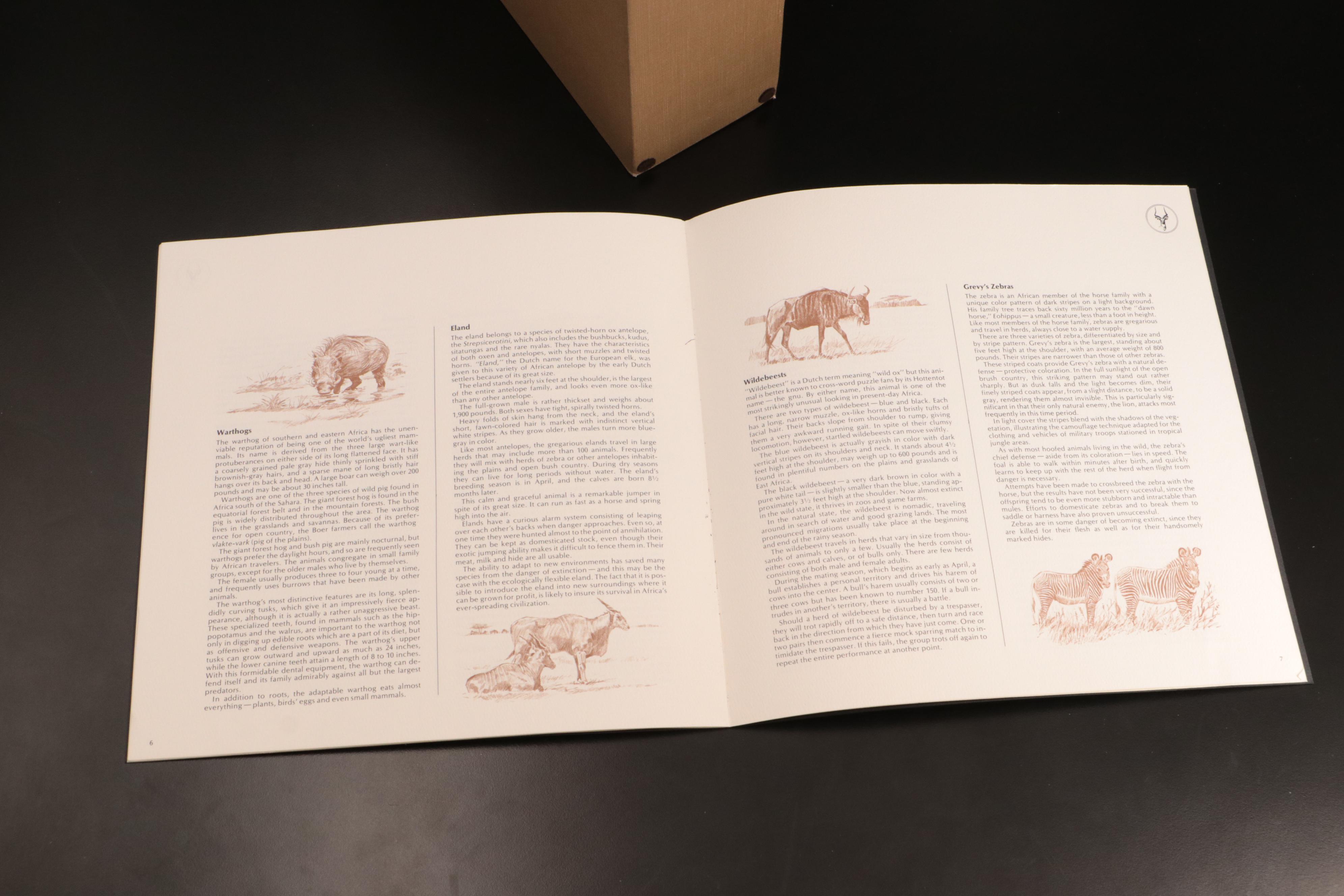 Partial Collection of Franklin Mint Big Game Medals