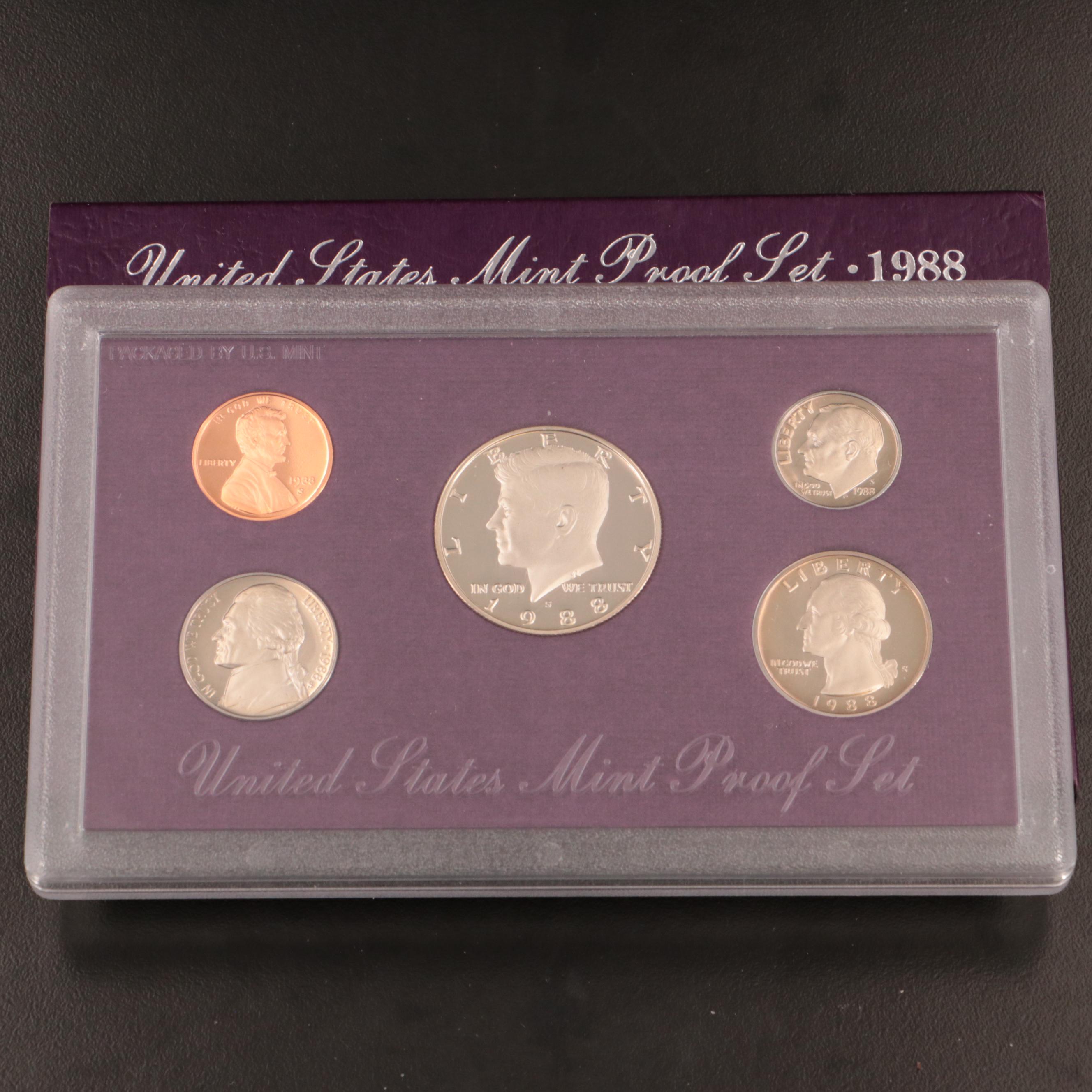 Thirty-Nine Different U.S. Mint Proof Sets, 1968 to 2006