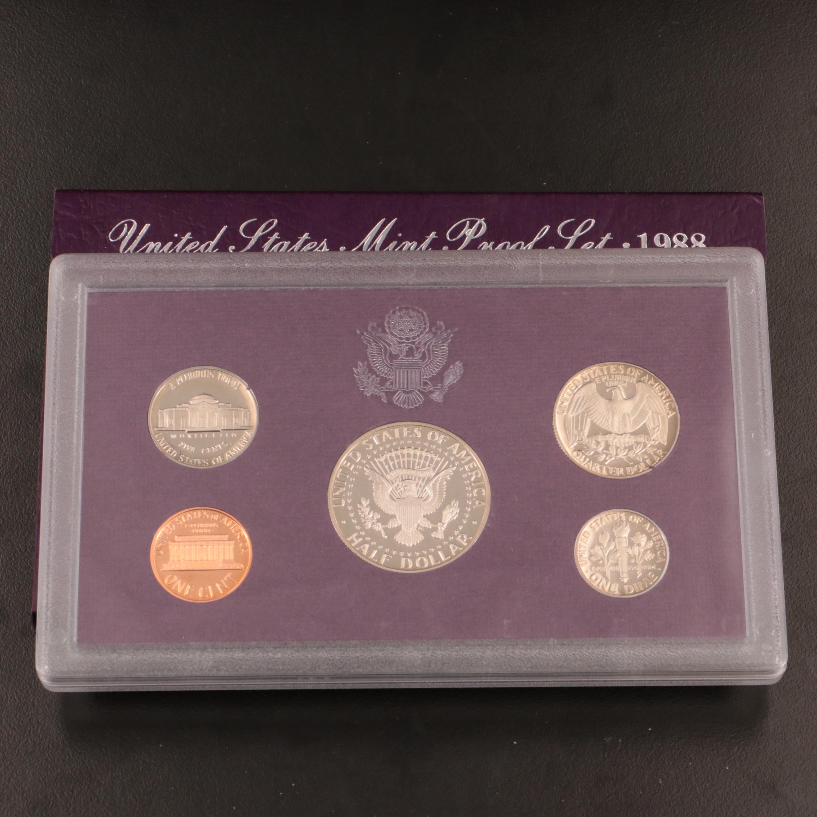 Thirty-Nine Different U.S. Mint Proof Sets, 1968 to 2006