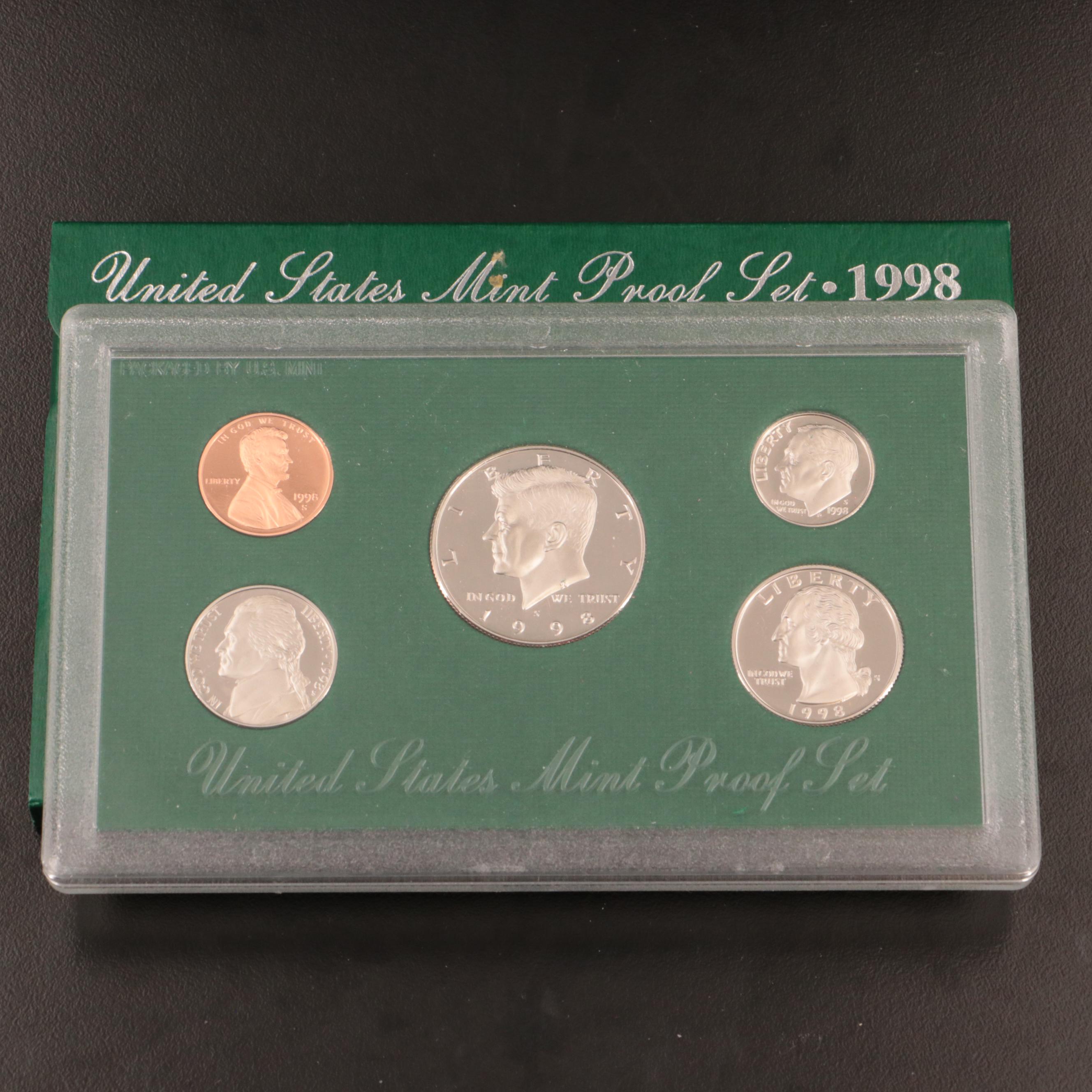 Thirty-Nine Different U.S. Mint Proof Sets, 1968 to 2006