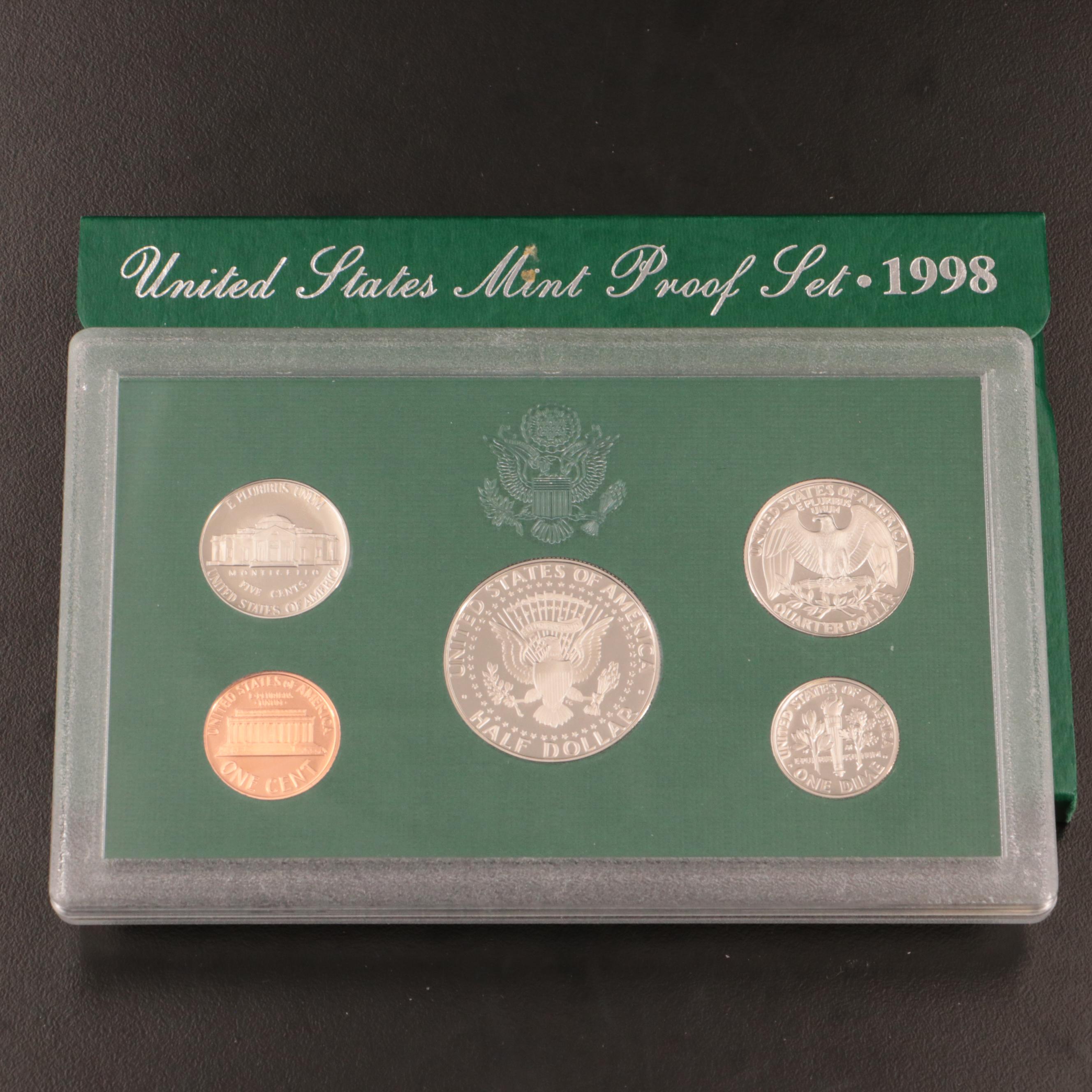 Thirty-Nine Different U.S. Mint Proof Sets, 1968 to 2006