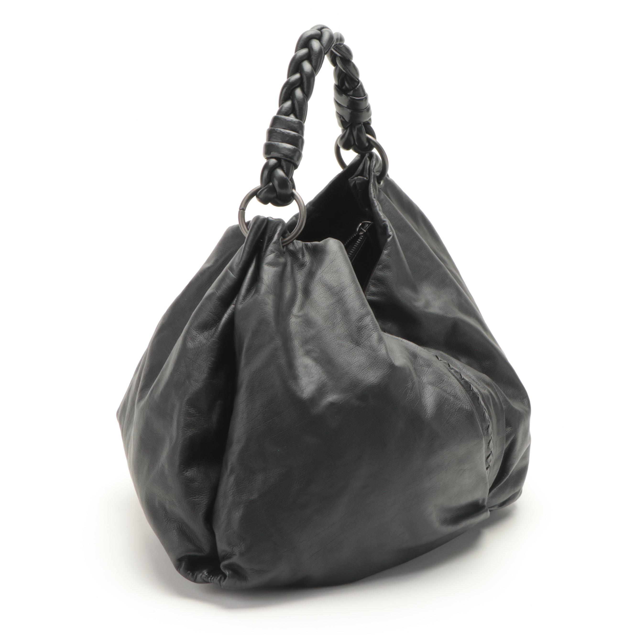 Bottega Veneta Aquilone Fortune Cookie Hobo Bag in Leather