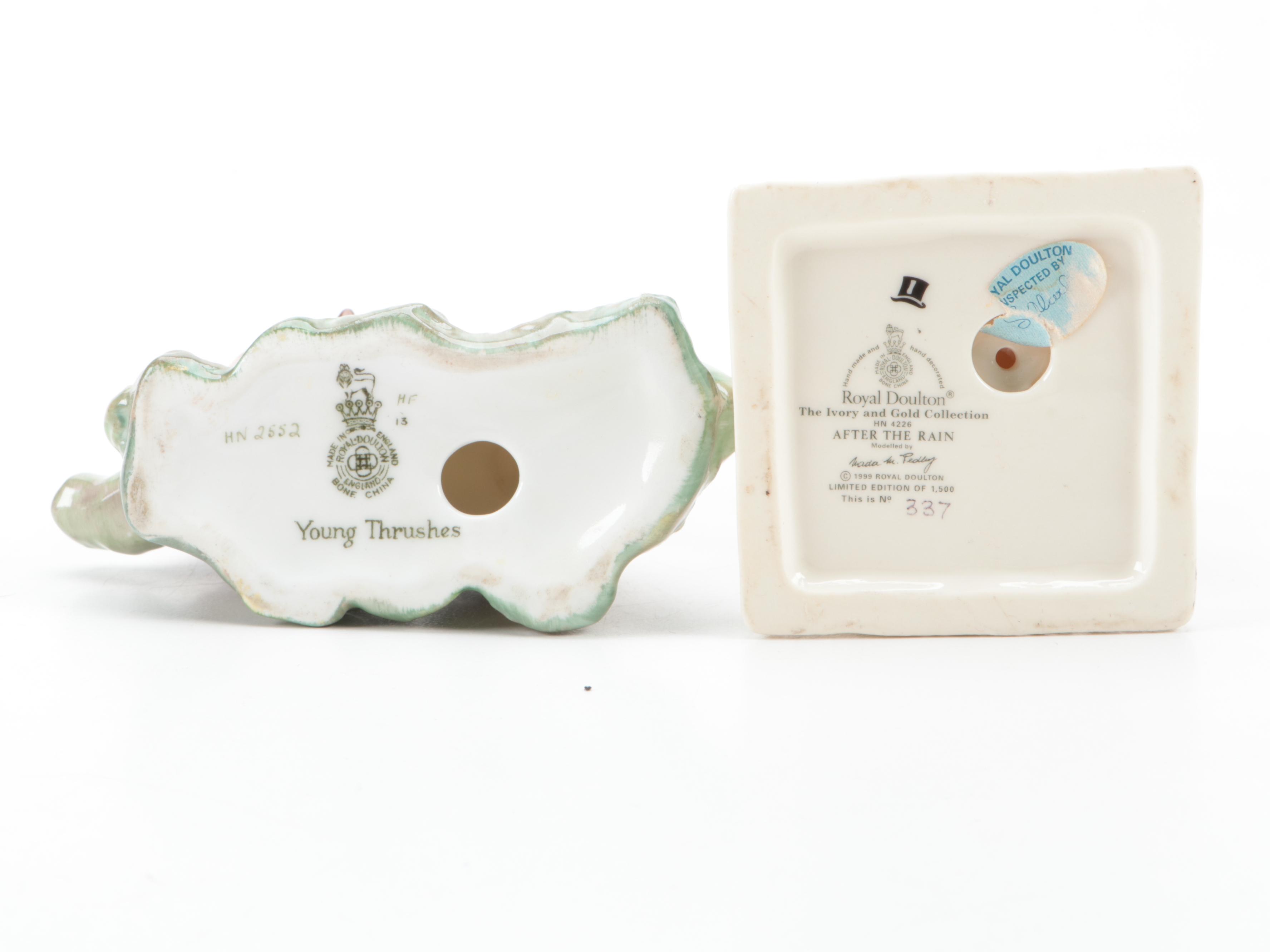 Royal Doulton "The Corinthian" and Other Figurines, Mid to Late 20th Century