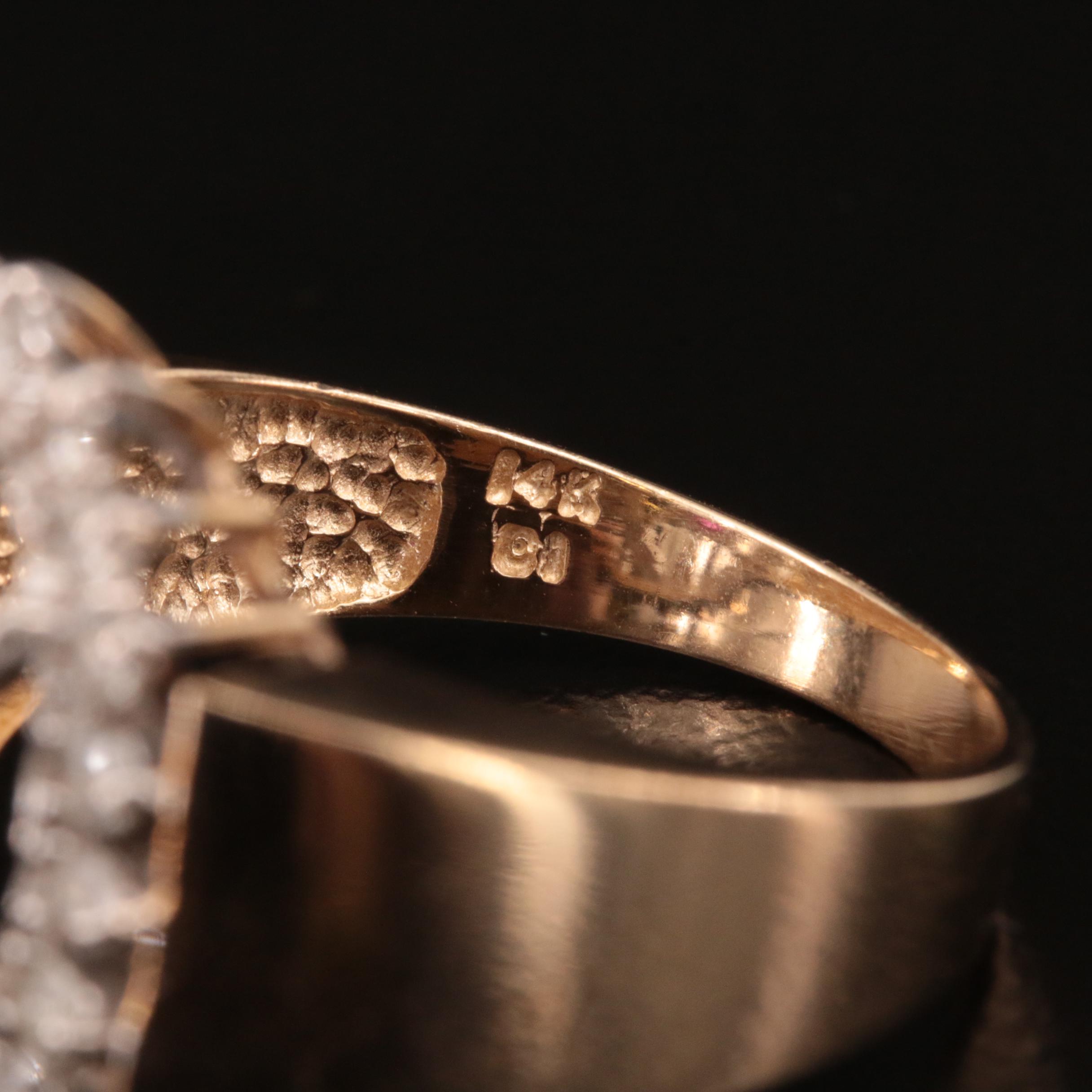 14K Ruby and Diamond Ring