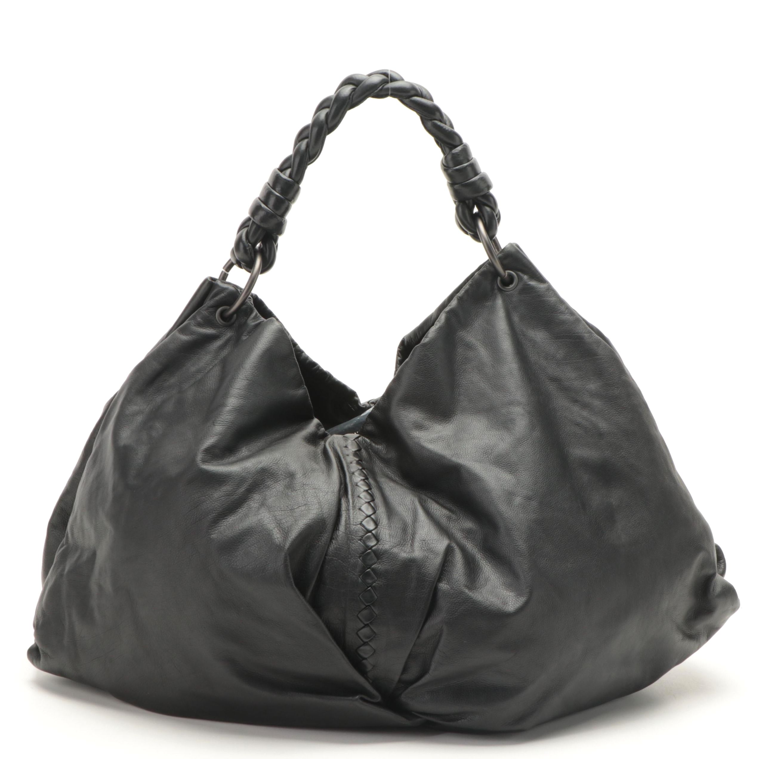 Bottega Veneta Aquilone Fortune Cookie Hobo Bag in Leather