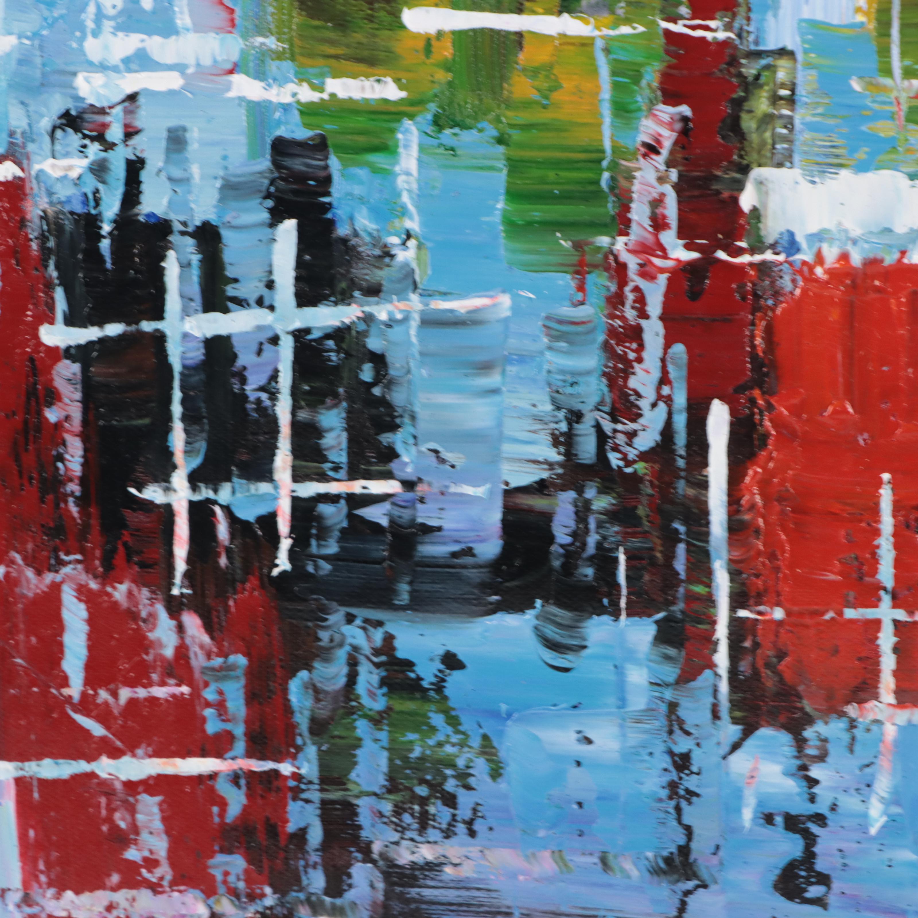 Bing Abstract Oil Painting, 21st Century