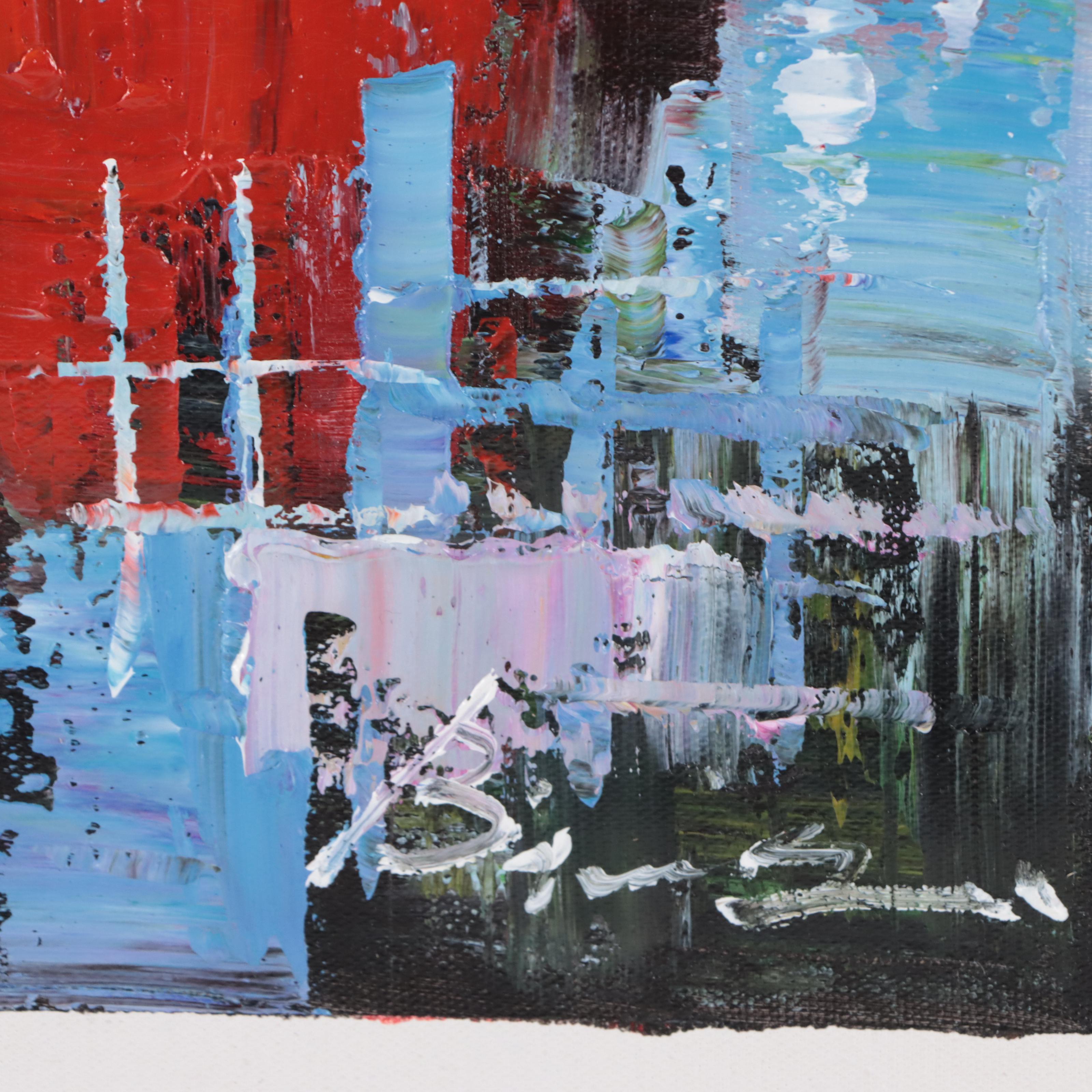 Bing Abstract Oil Painting, 21st Century