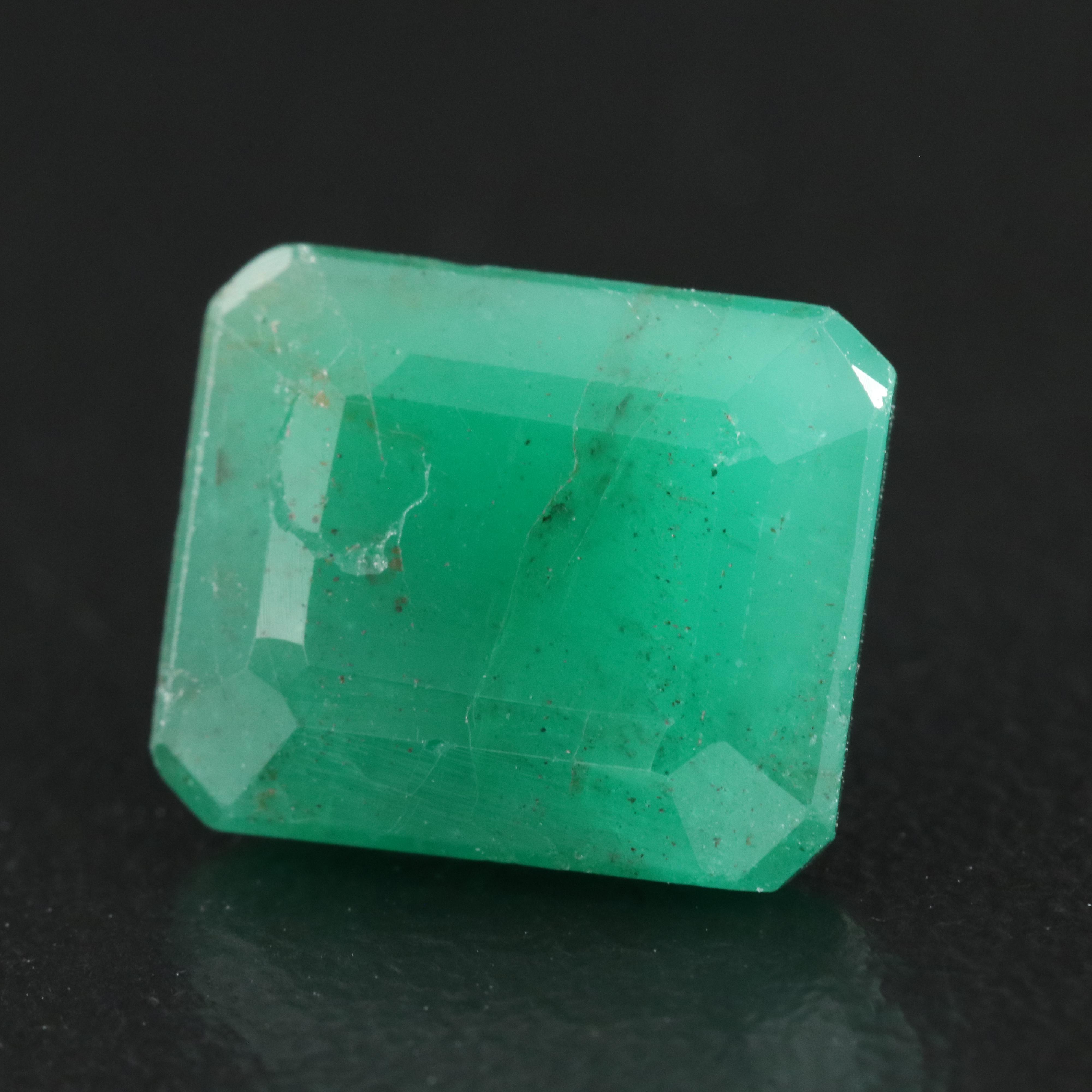 Loose 3.38 CT Emerald