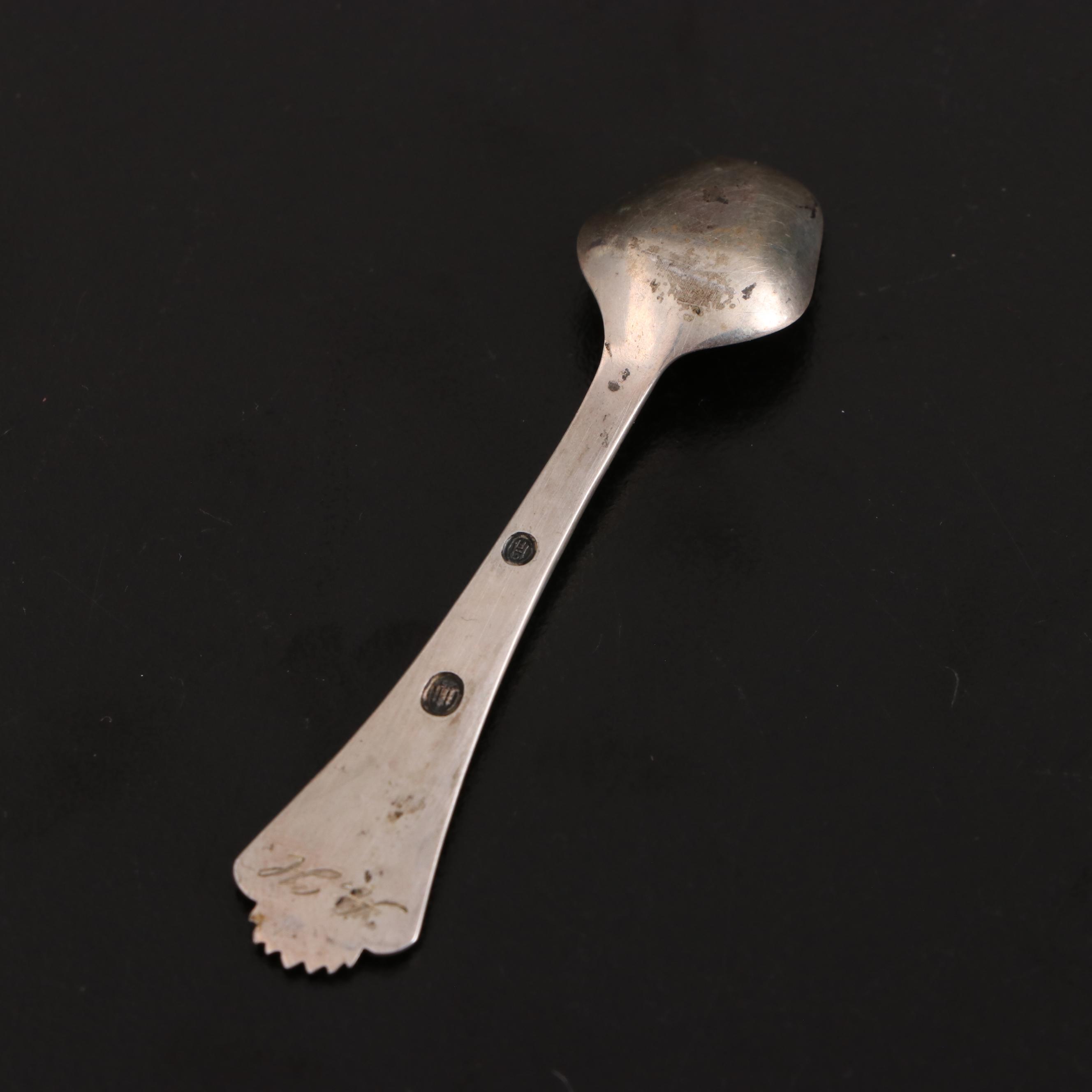 Christian F. Heise Danish 833 Silver Flatware and Serving Utensils, Early 20th C