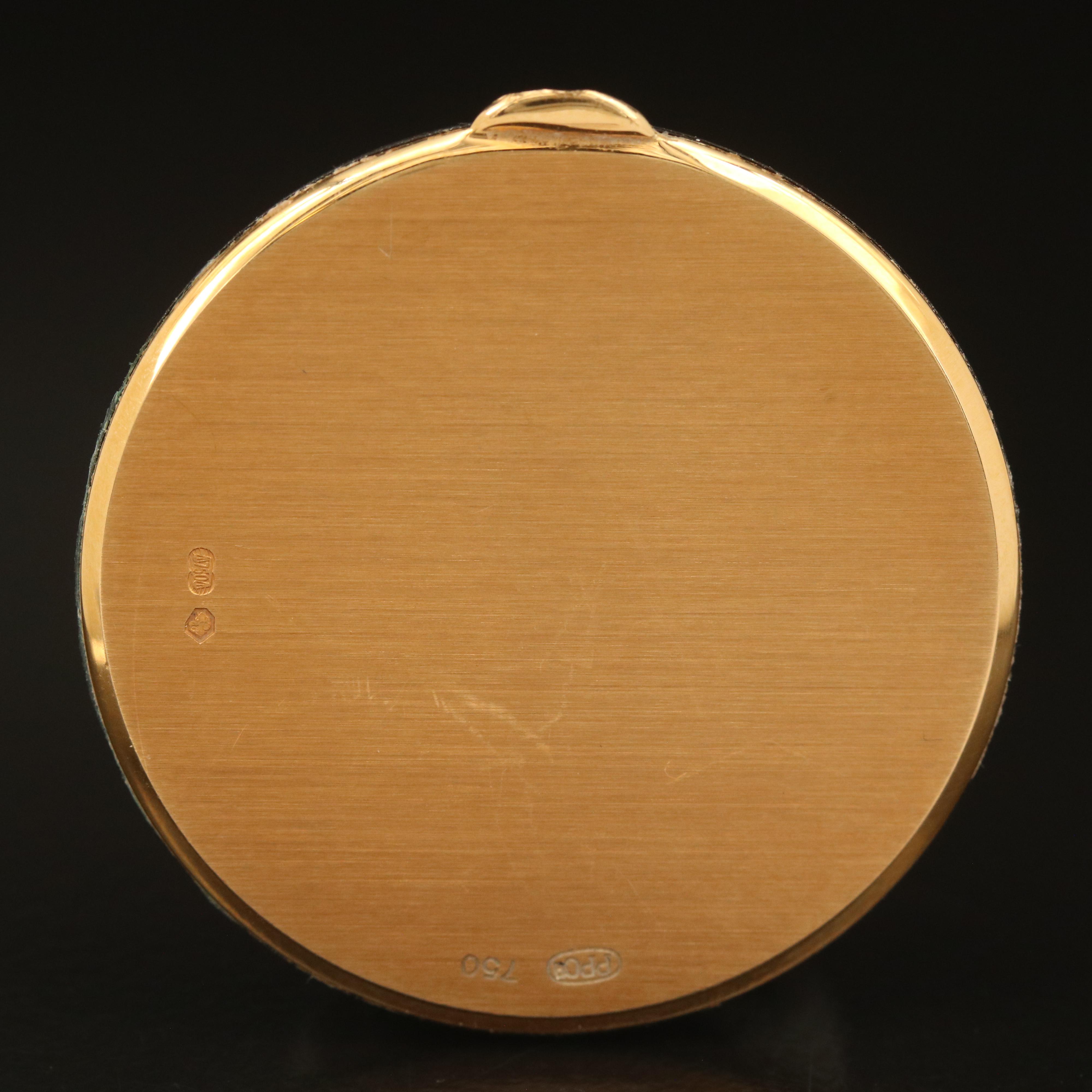 18K Patek Philippe Calatrava Hobnail Bezel Watch