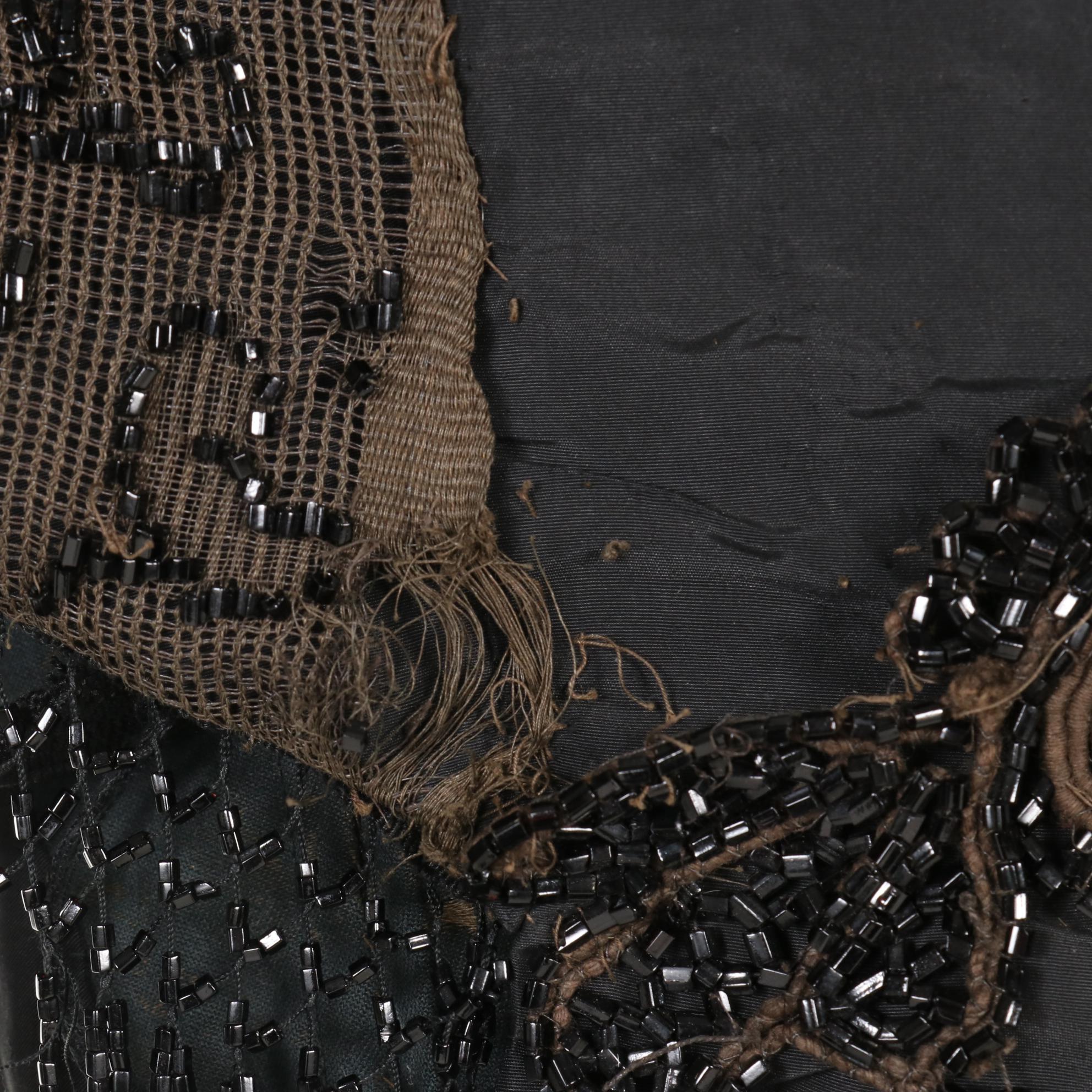 Late Victorian Beaded and Lace Bodices, Skirt, Mourning Jackets, and Accessories