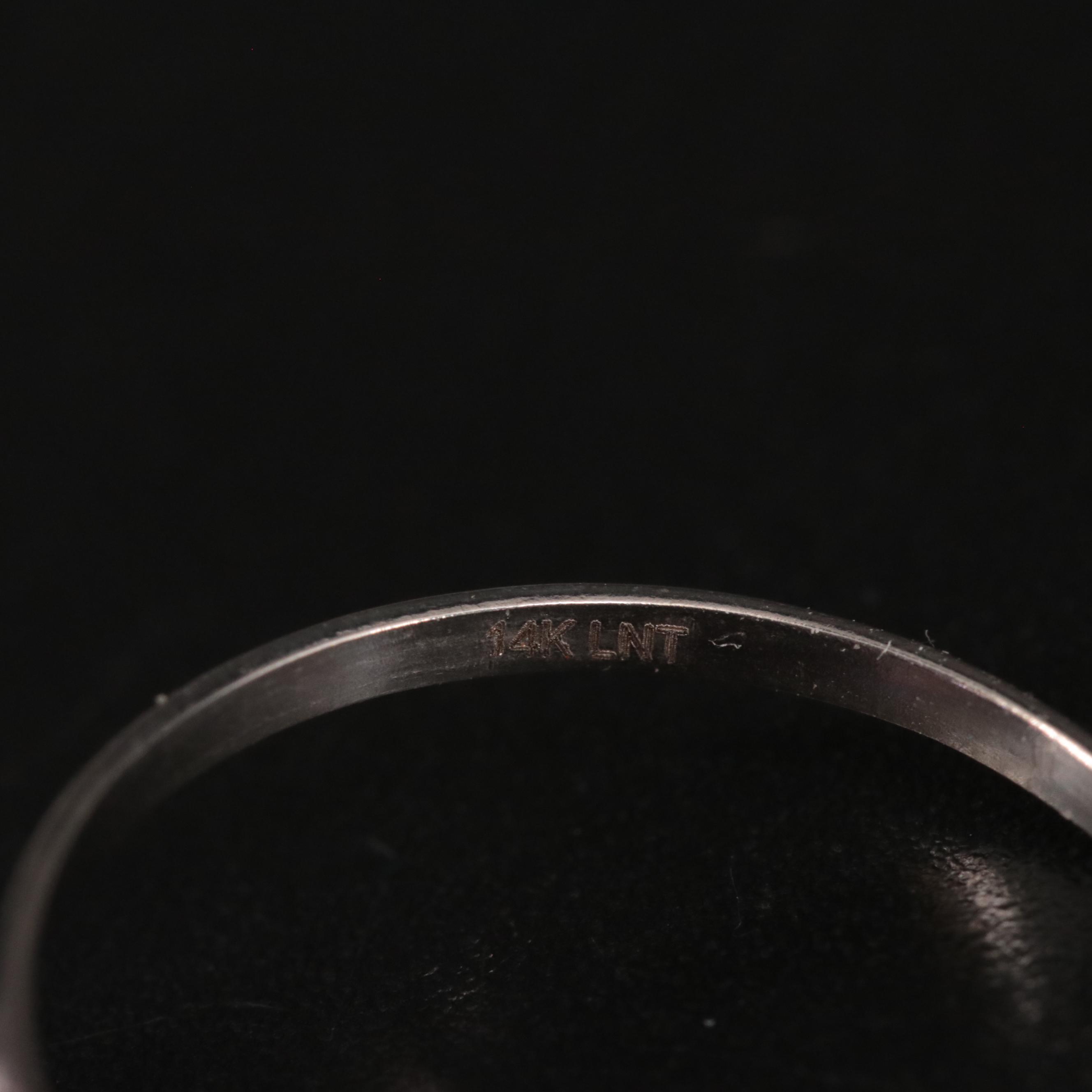 14K 6.26 CT Amethyst Solitaire Ring