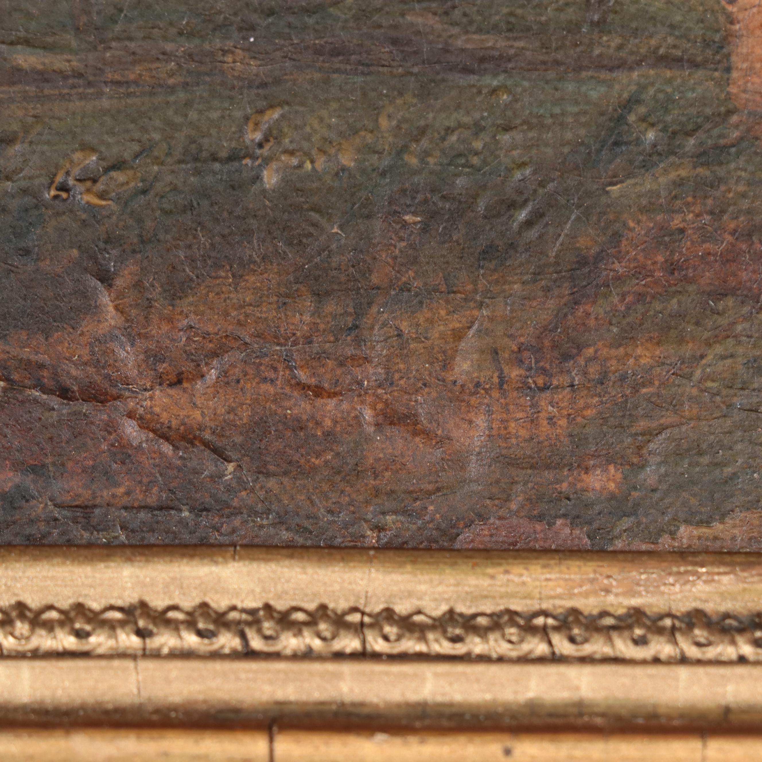 Landscape Oil Painting, Manner of John Constable