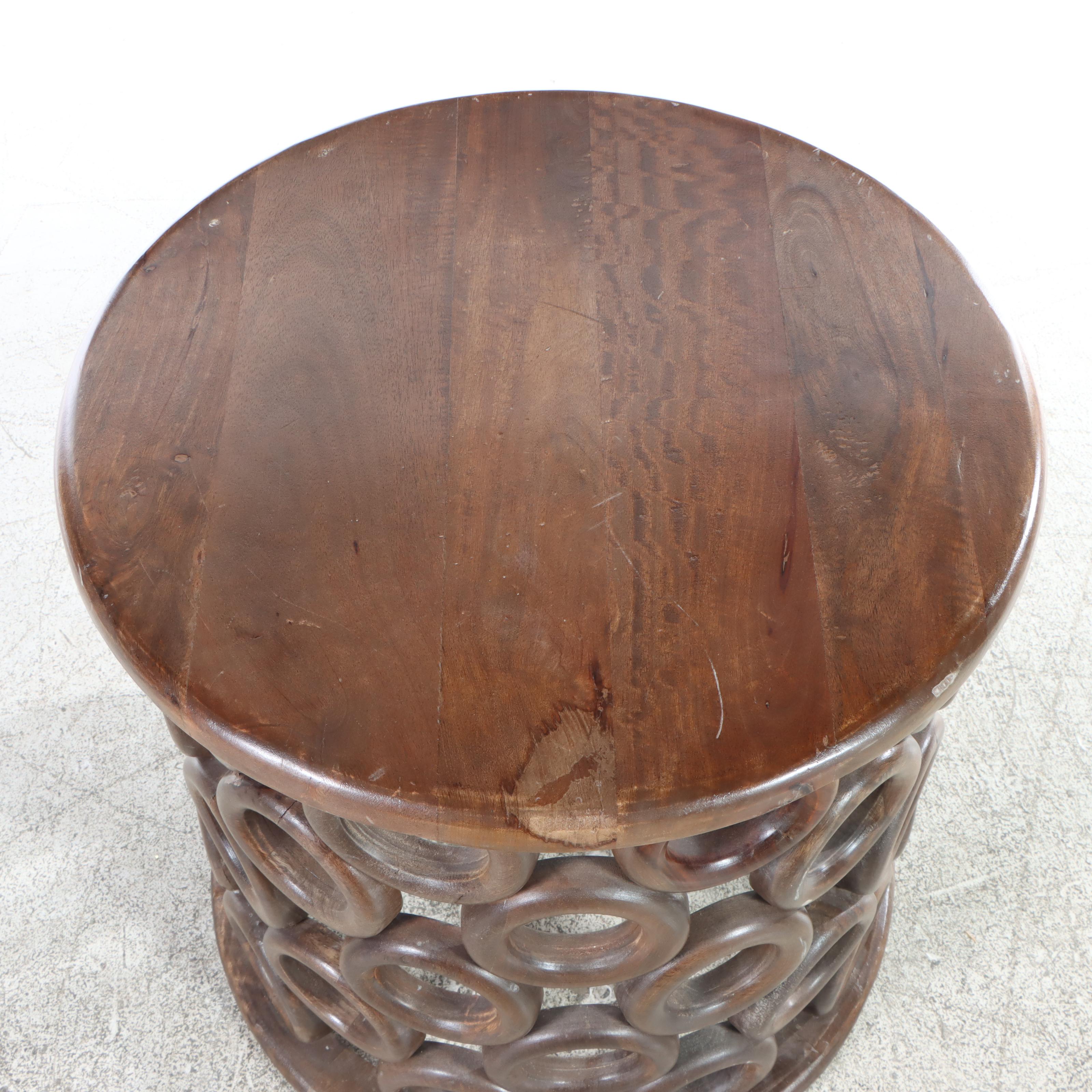 Modernist Style Hardwood Side Table