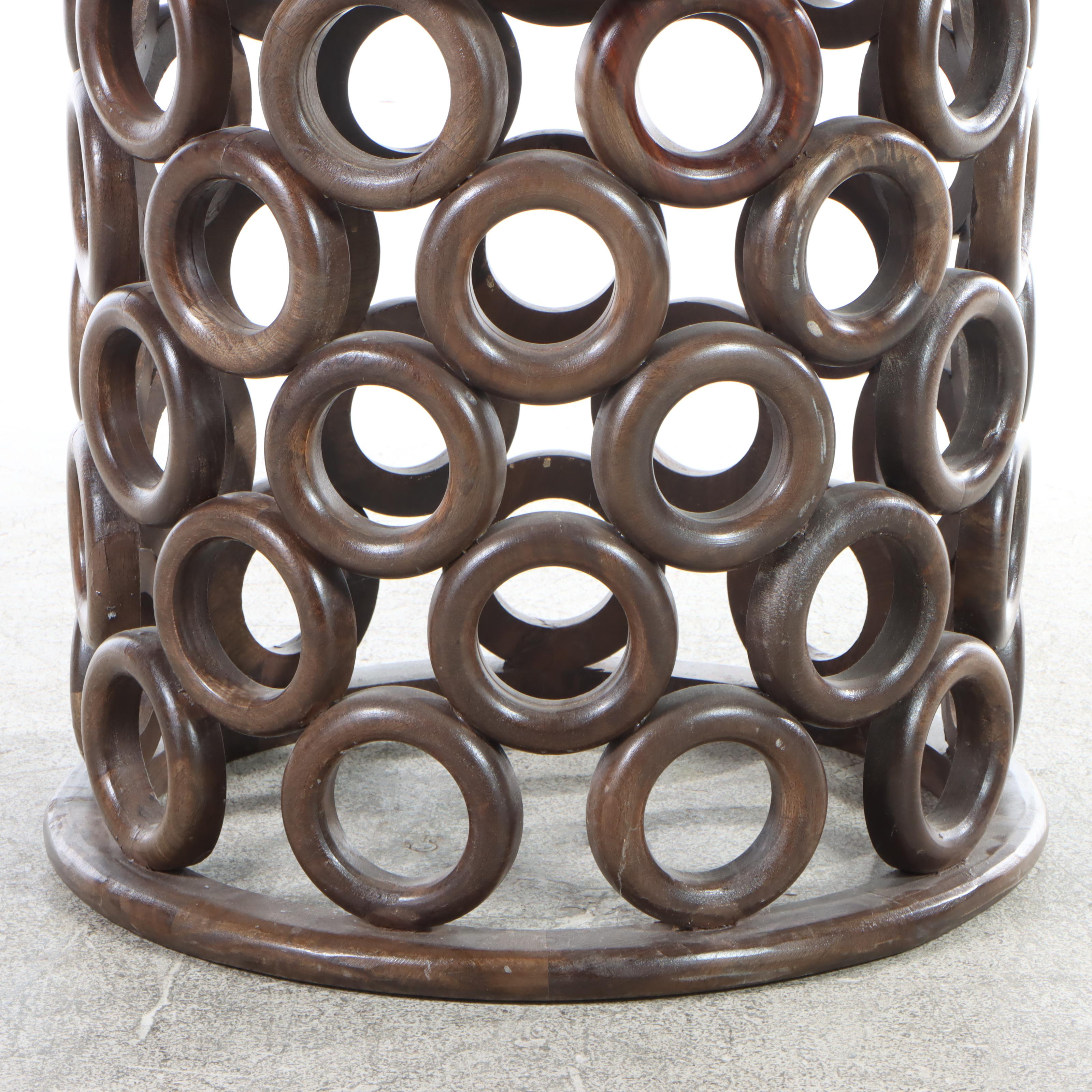 Modernist Style Hardwood Side Table