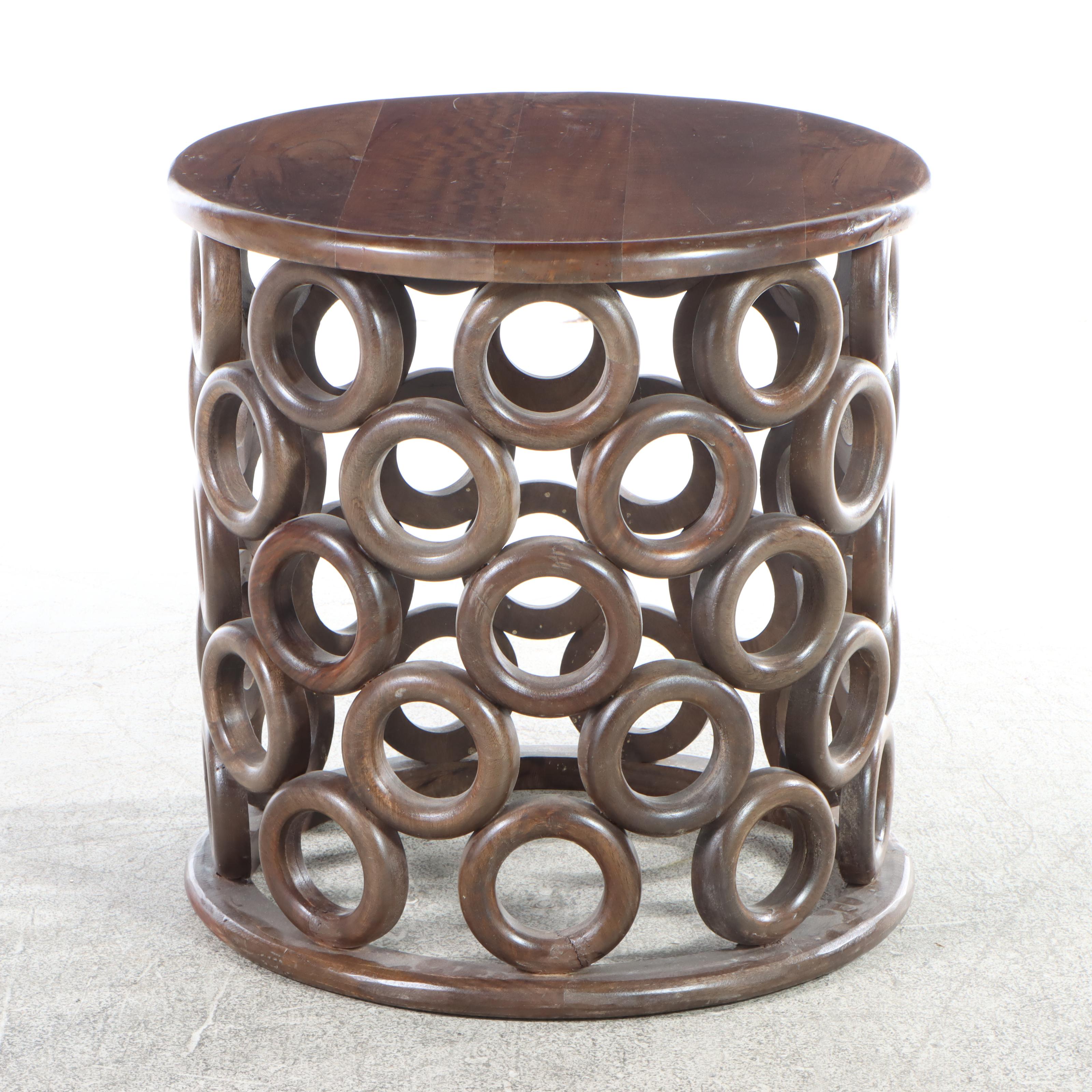 Modernist Style Hardwood Side Table