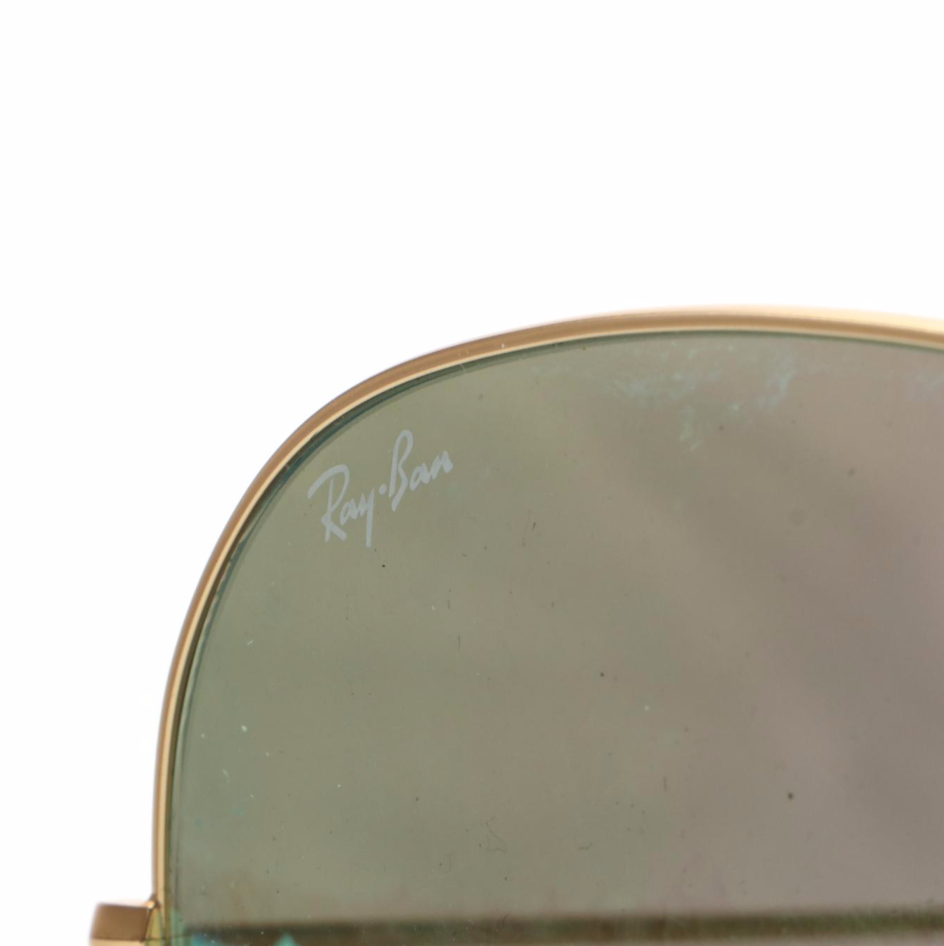 Ray-Ban RB3025 Mirrored Large Metal Aviator Sunglasses