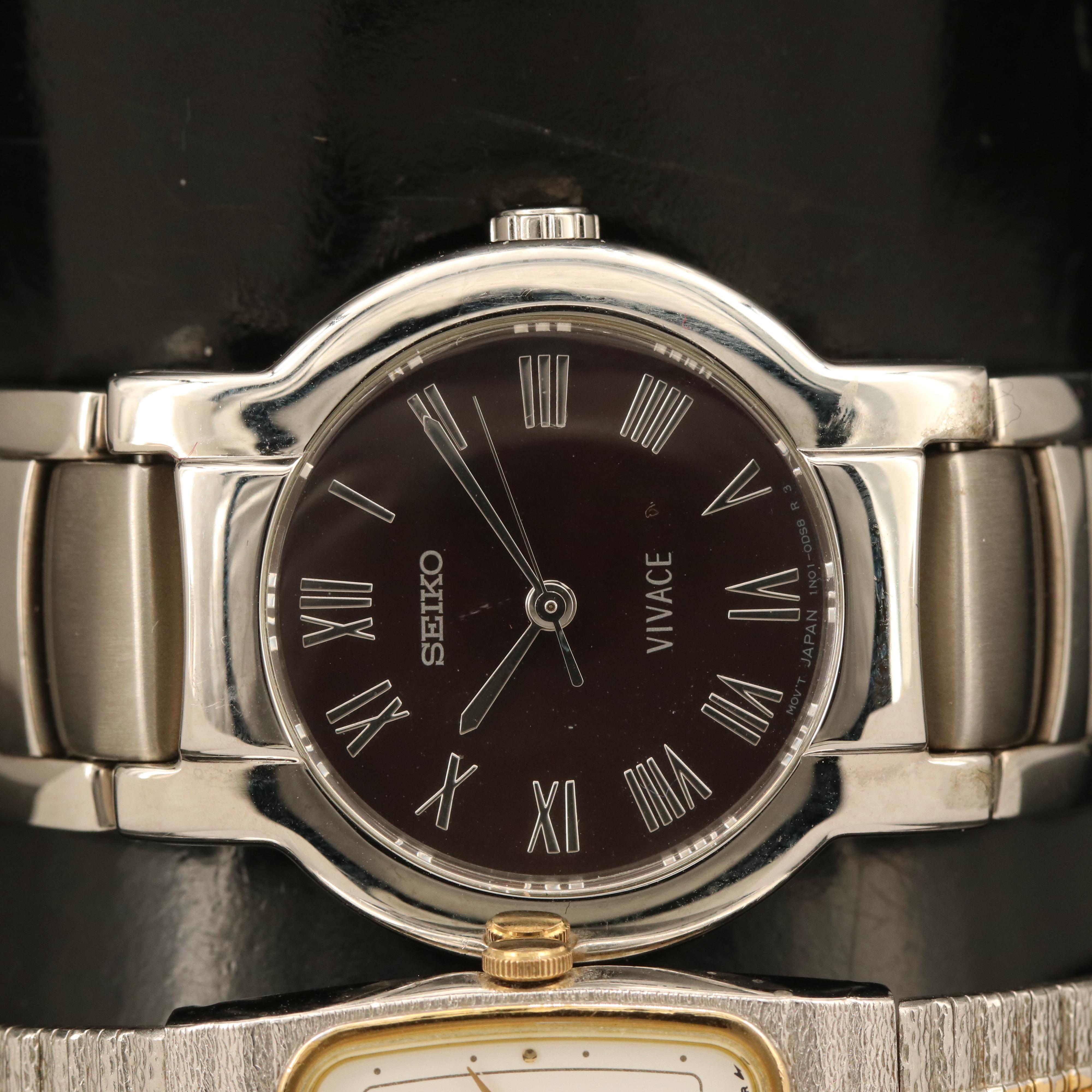 Two Seiko Quartz Watches