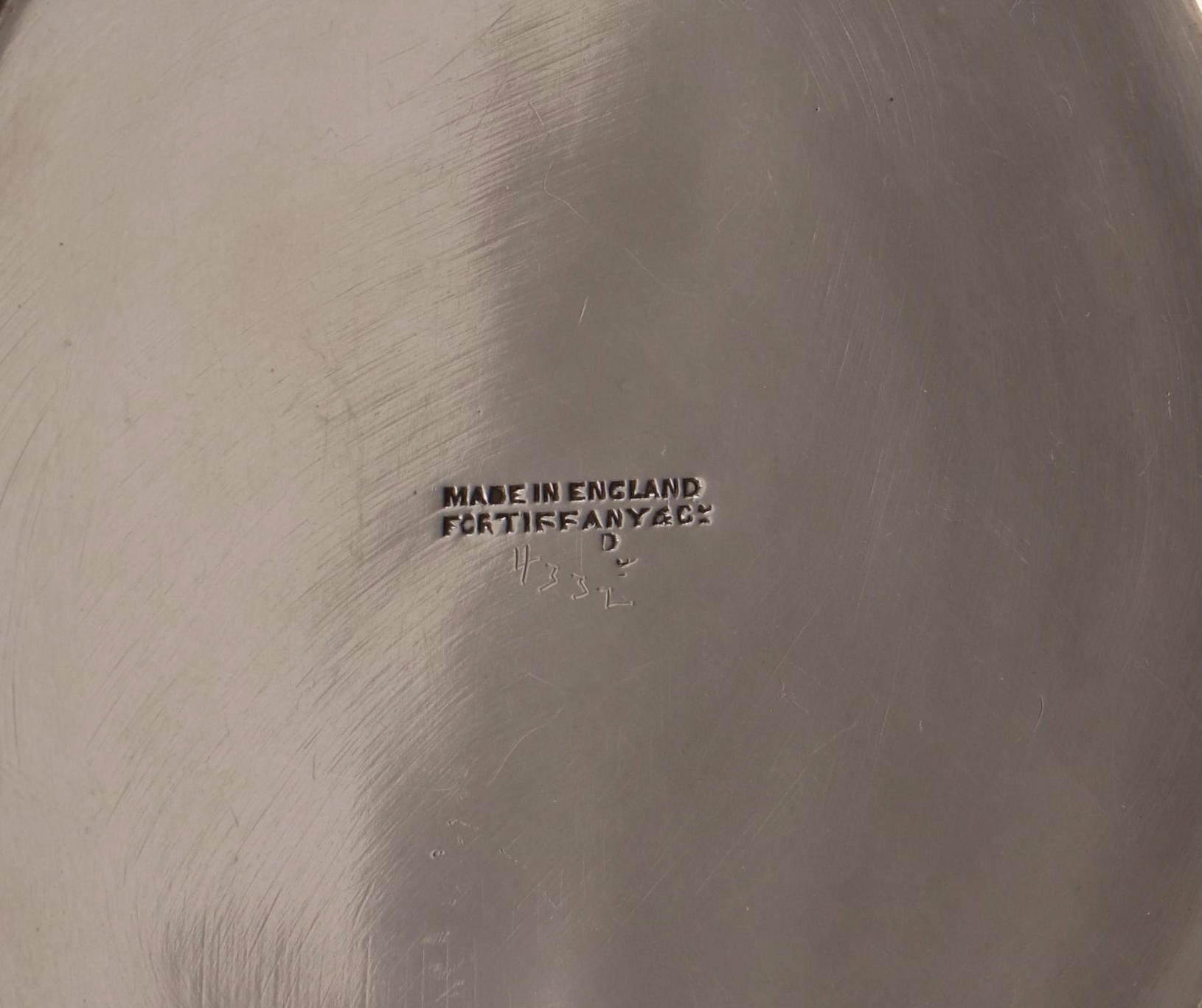 Tiffany & Co. Sterling Silver Teapot, Creamer, Sugar and Waste Bowl